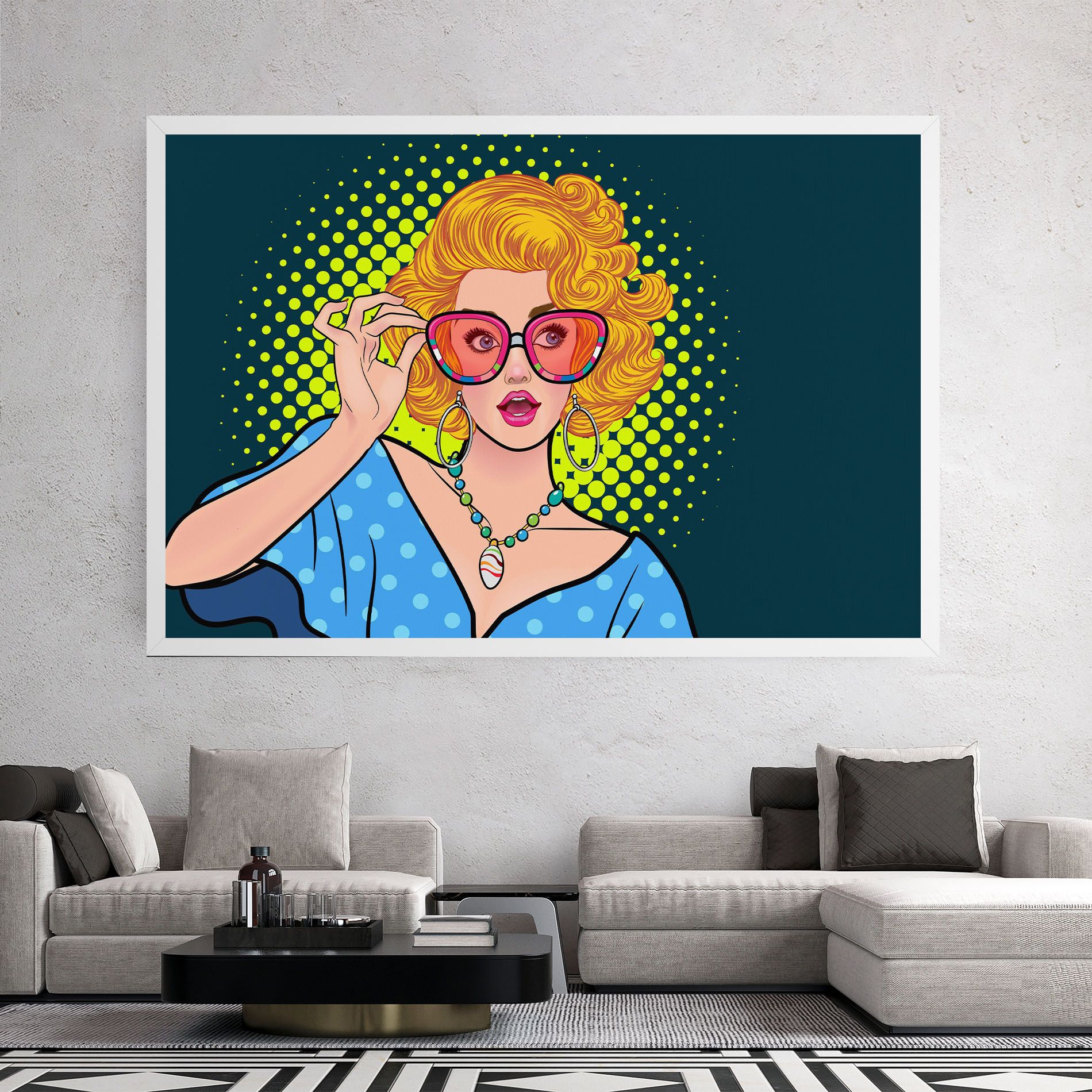 Pop Glasses Lady mockup 2