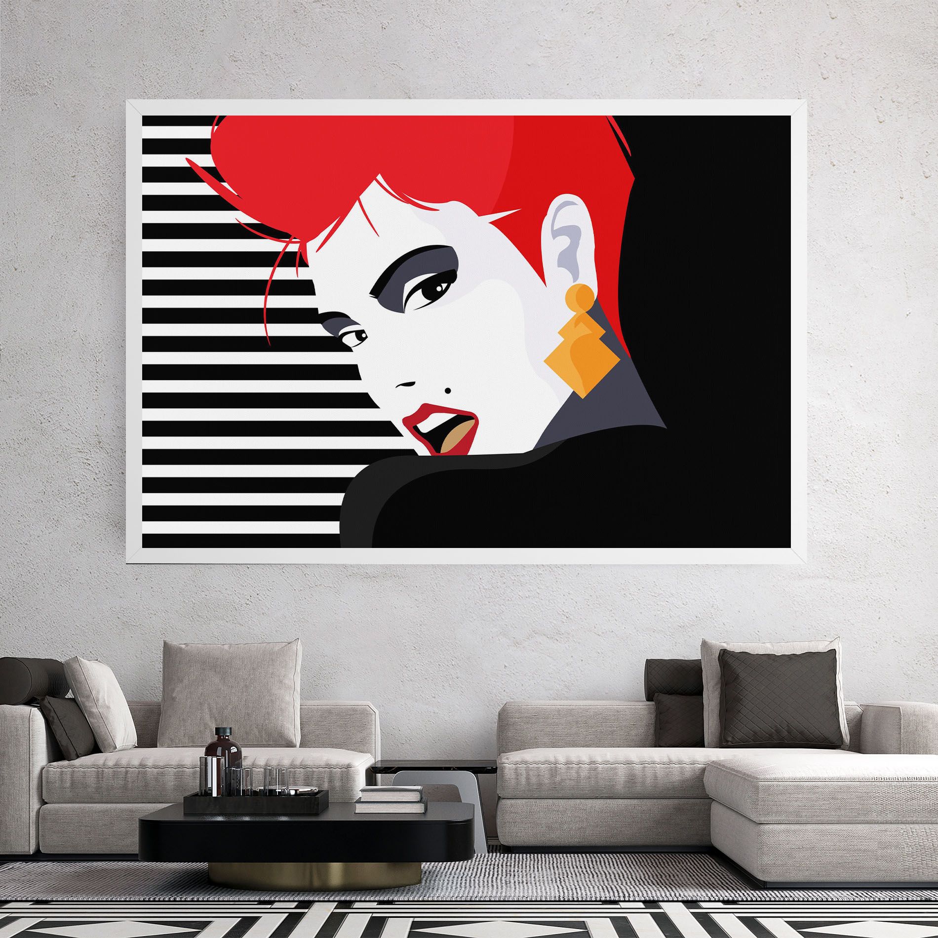 Red Pop Hair mockup 2