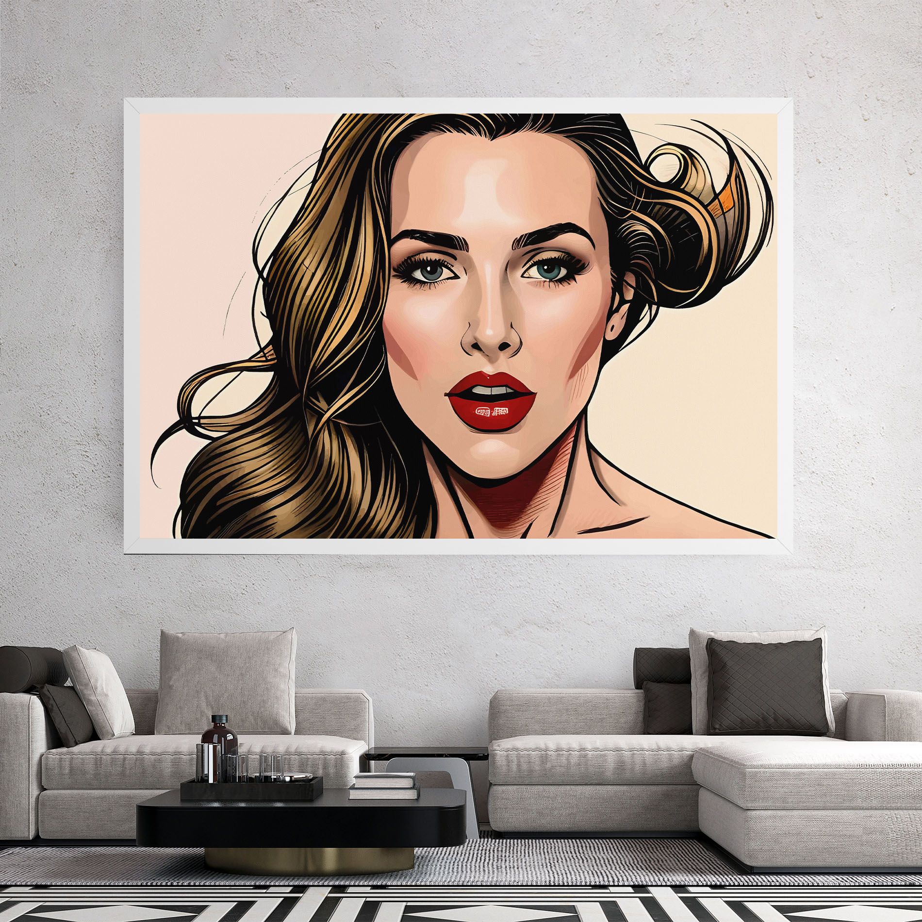 Red Pop Lips mockup 2