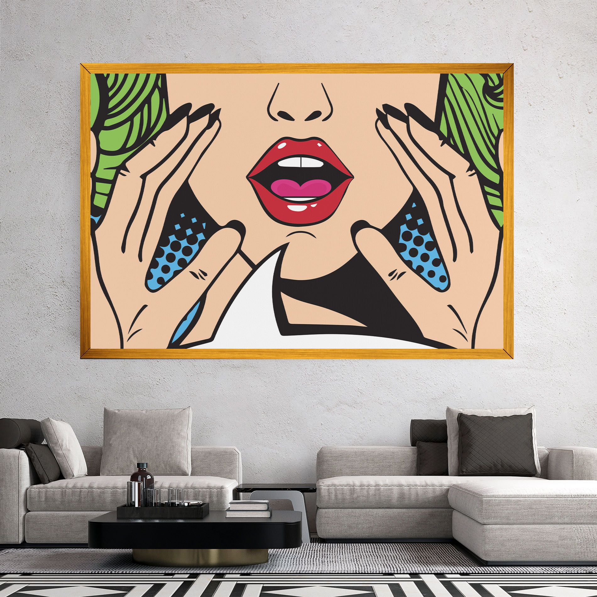 Speaking Pop Art mockup 2