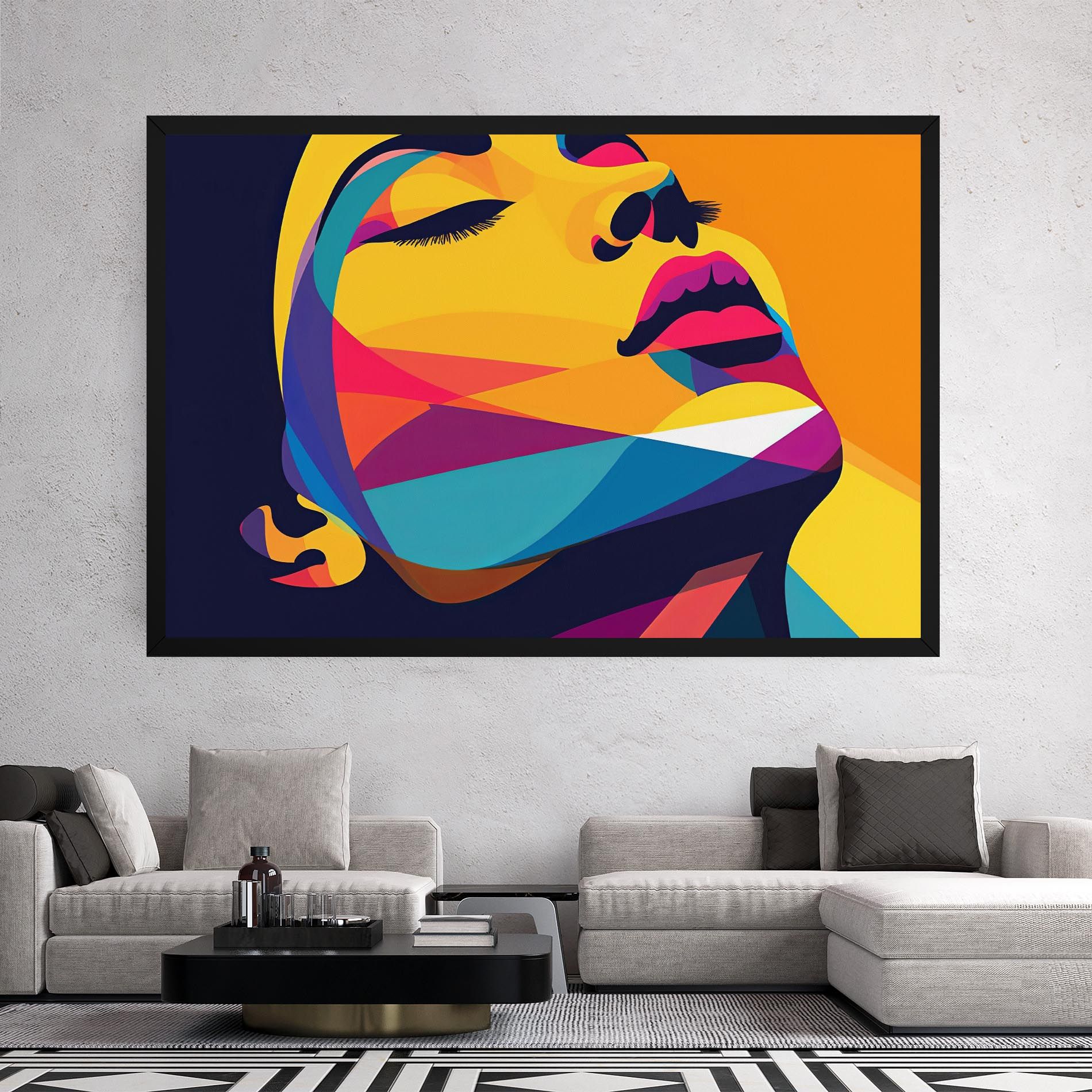 Yellow Pop Face mockup 2