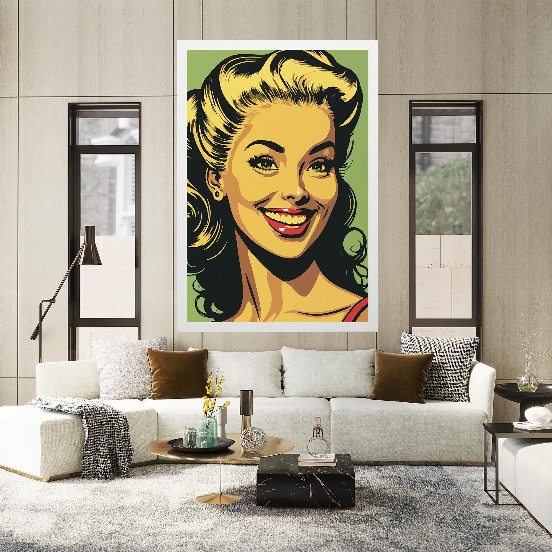 Green Light Pop Lady mockup 2