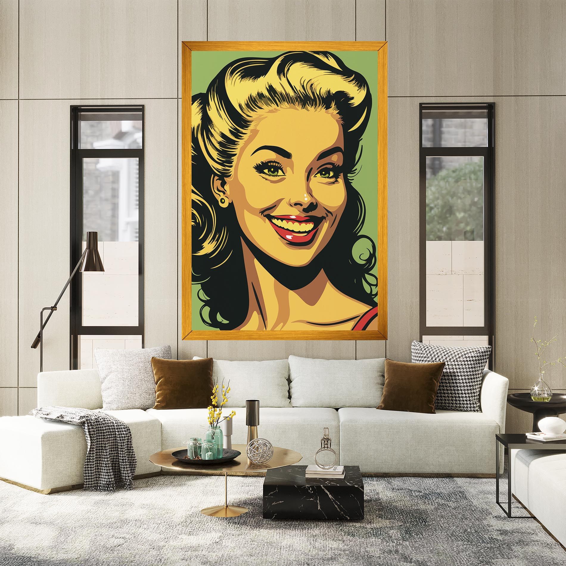 Green Light Pop Lady mockup 2