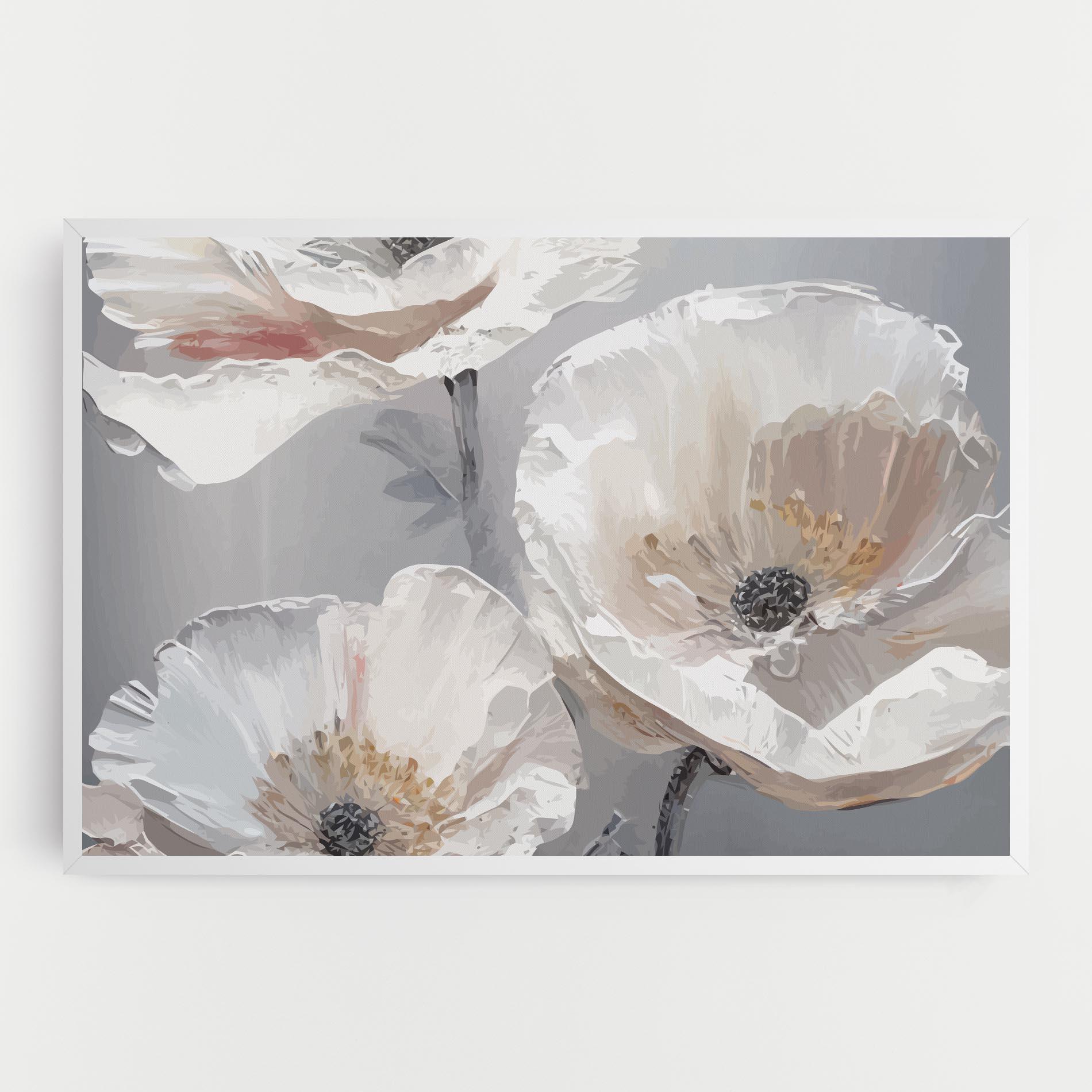 Vászonkép Cream Mix Flower mockup 0