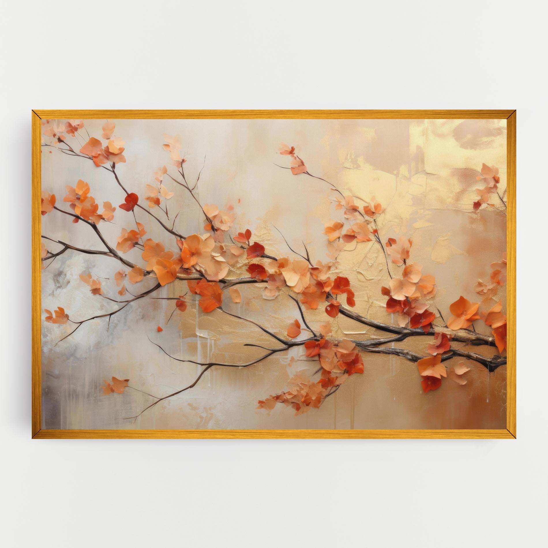 Vászonkép Autumn Nature Art mockup 0