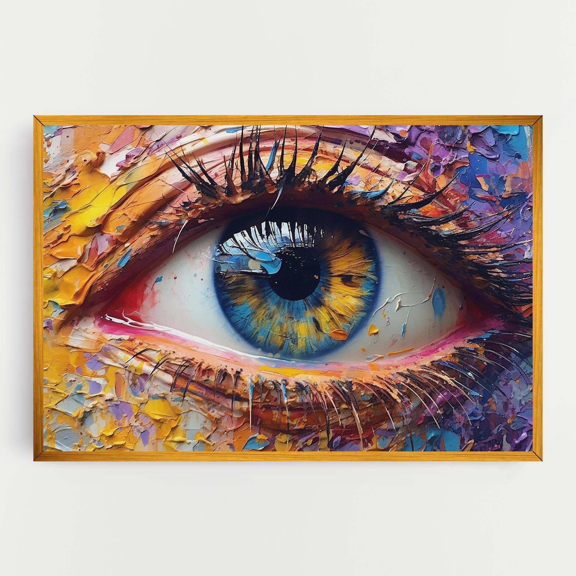 Blue Eyes Art mockup 0