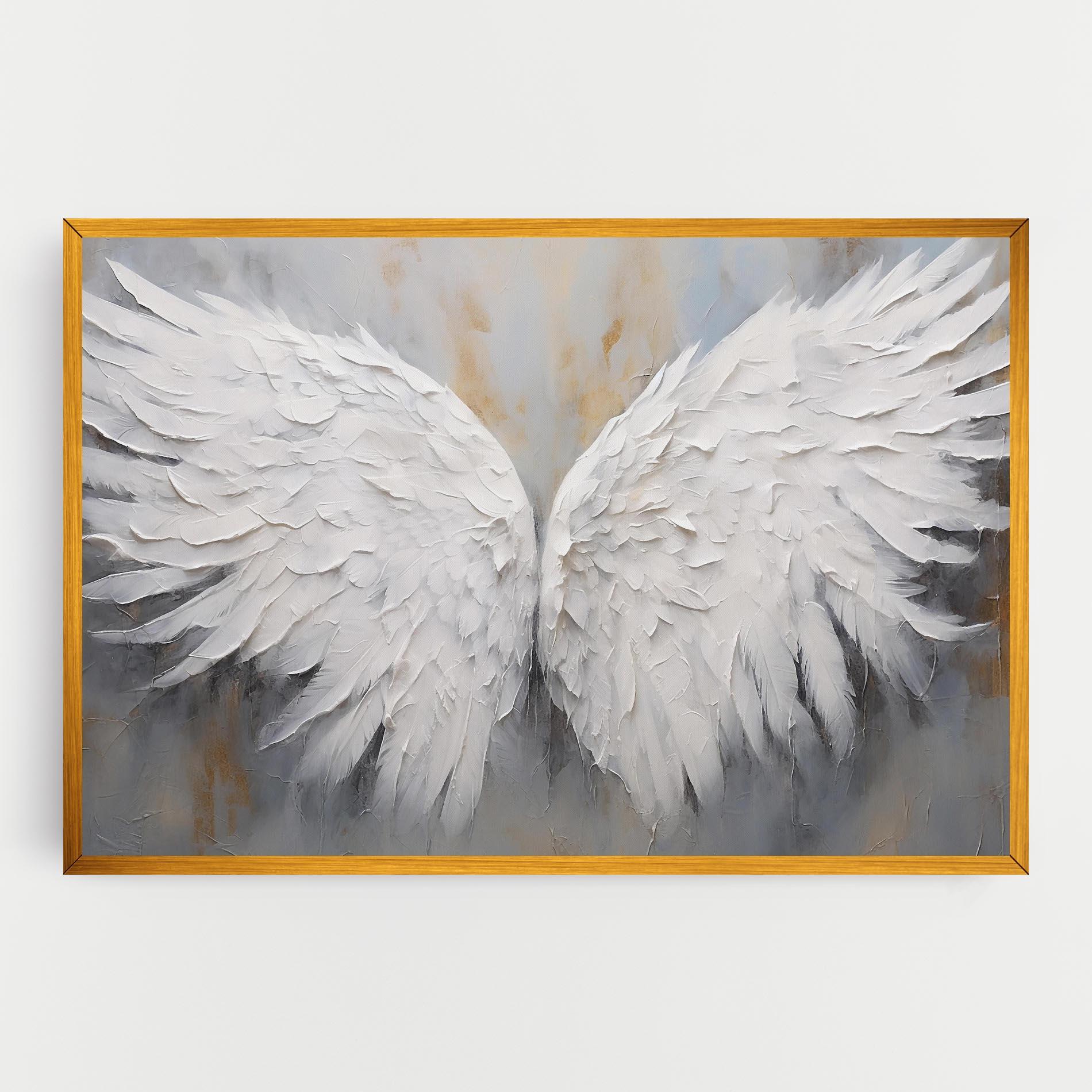 Vászonkép Pretty Angel Wings mockup 0
