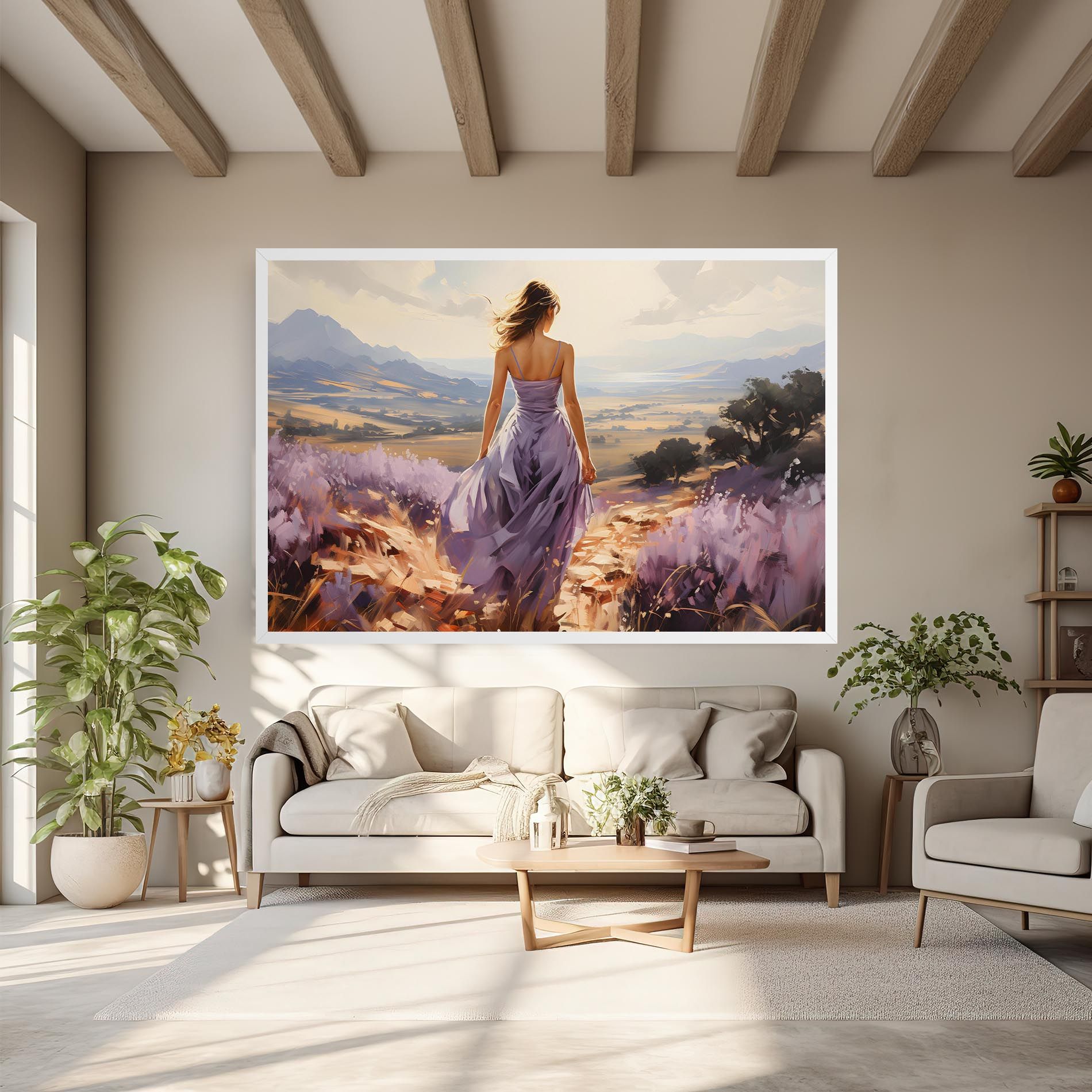 Purple Dress Woman mockup 6