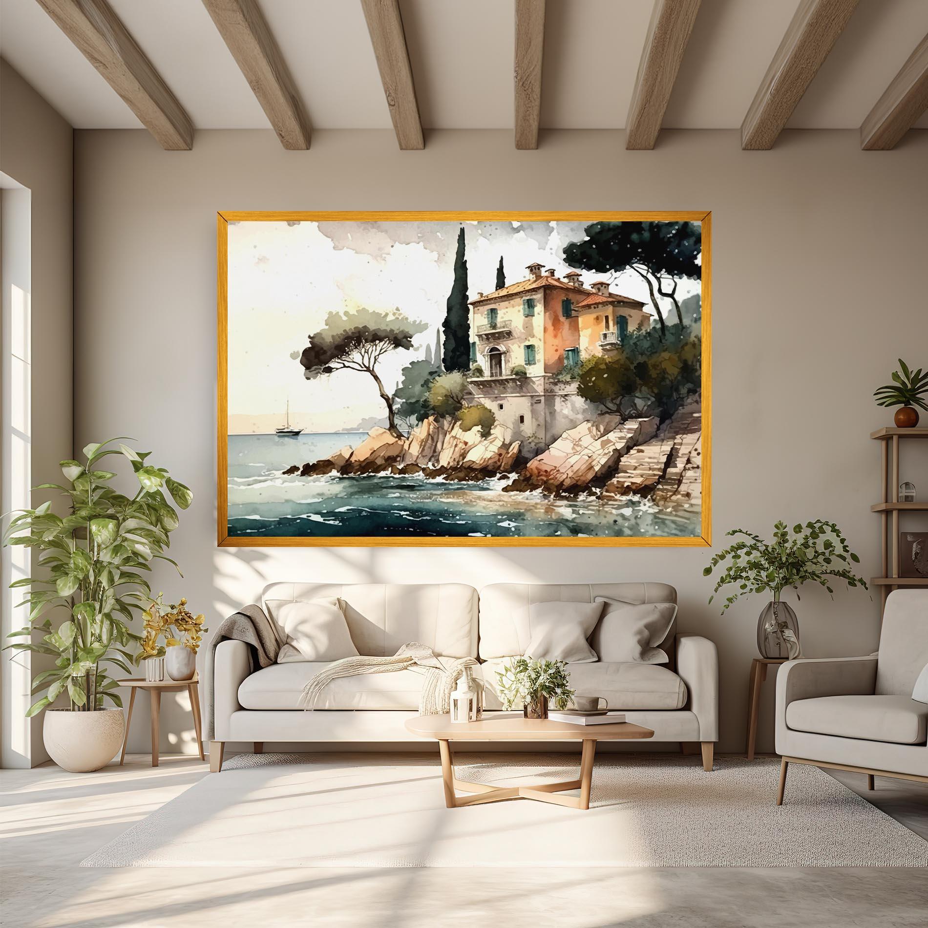 Vászonkép Stunning Painting mockup 6