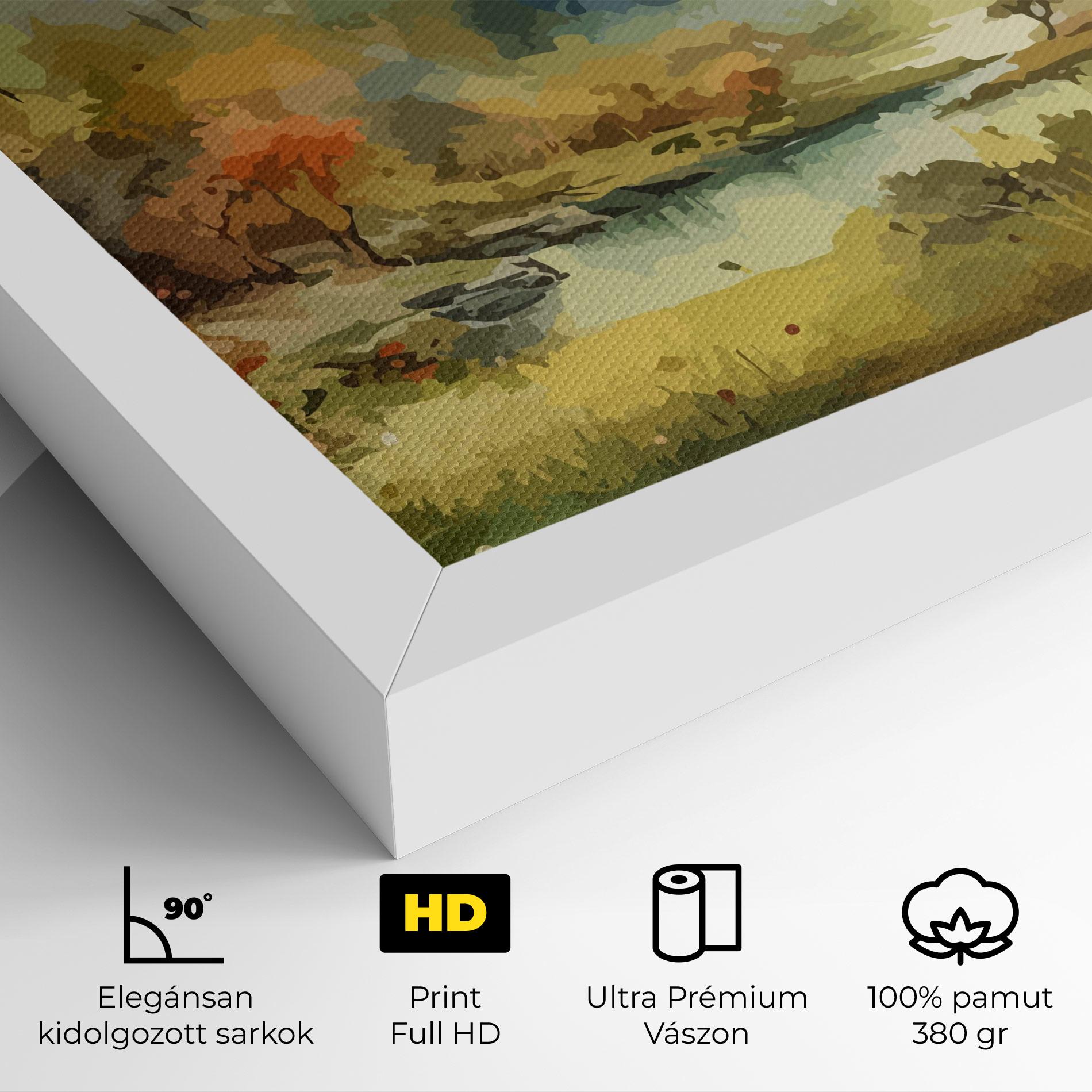 Vászonkép Nature Painting mockup 4