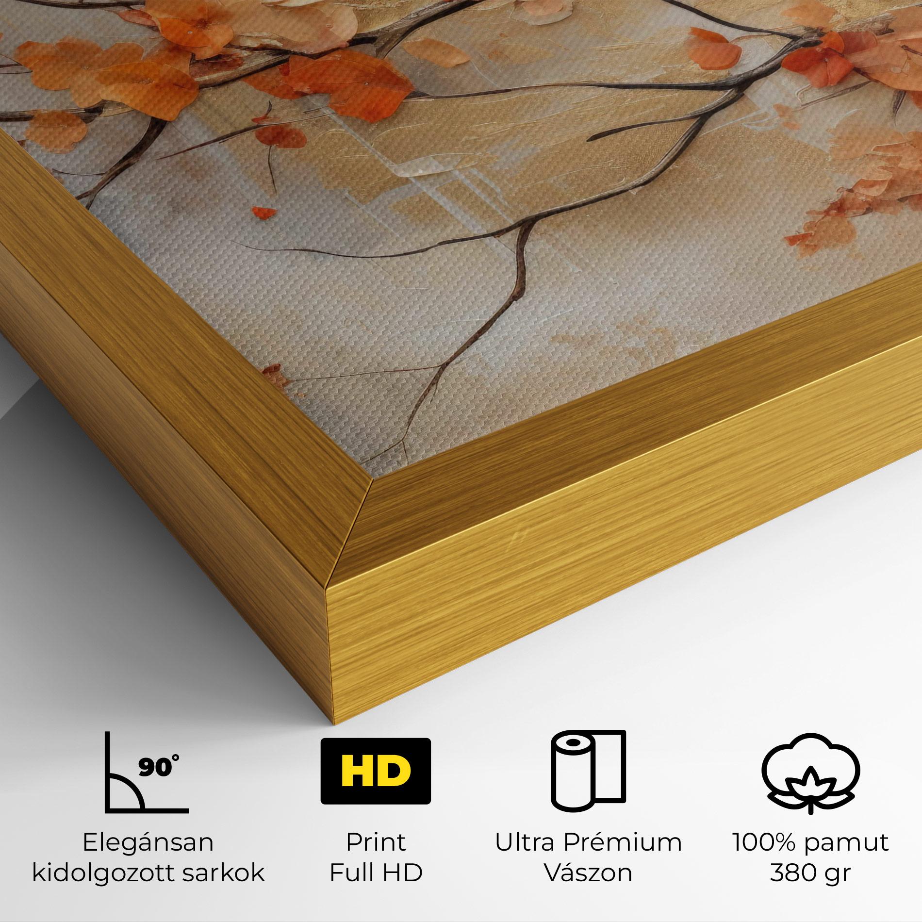 Vászonkép Autumn Nature Art mockup 4