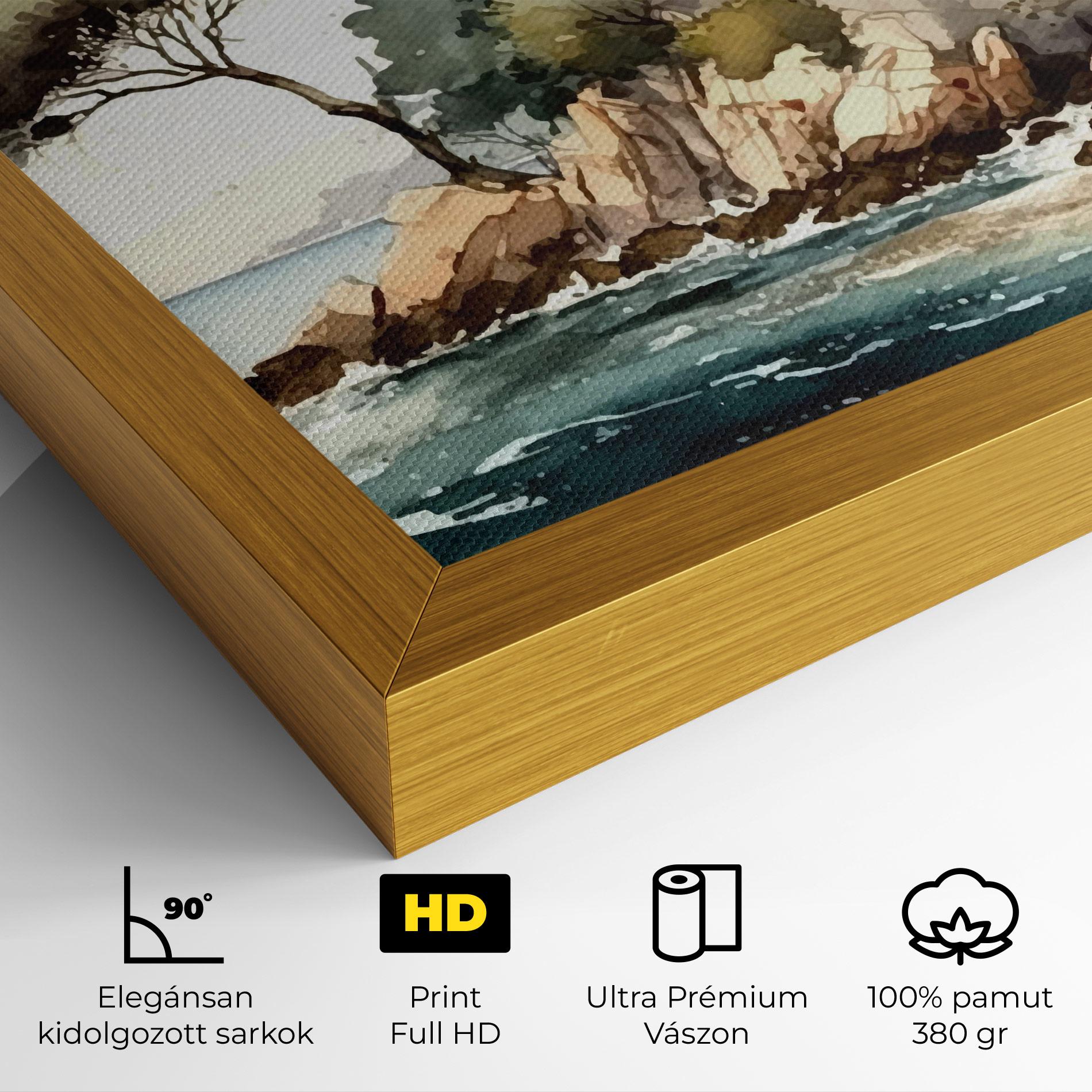 Vászonkép Stunning Painting mockup 4