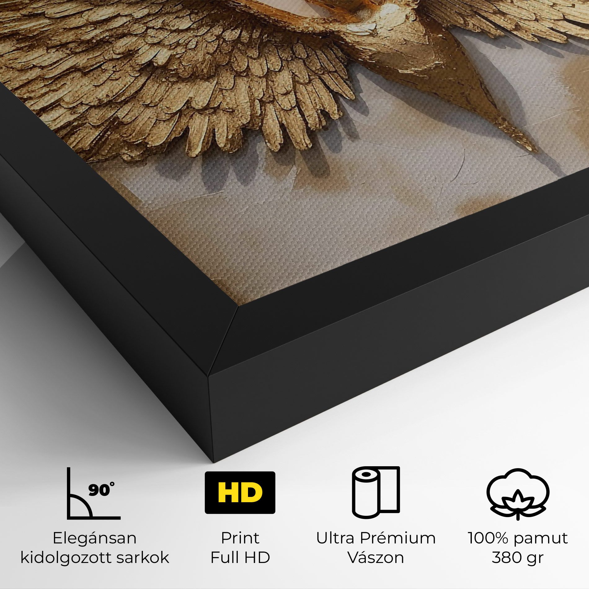 Beautiful Gold Wings mockup 4