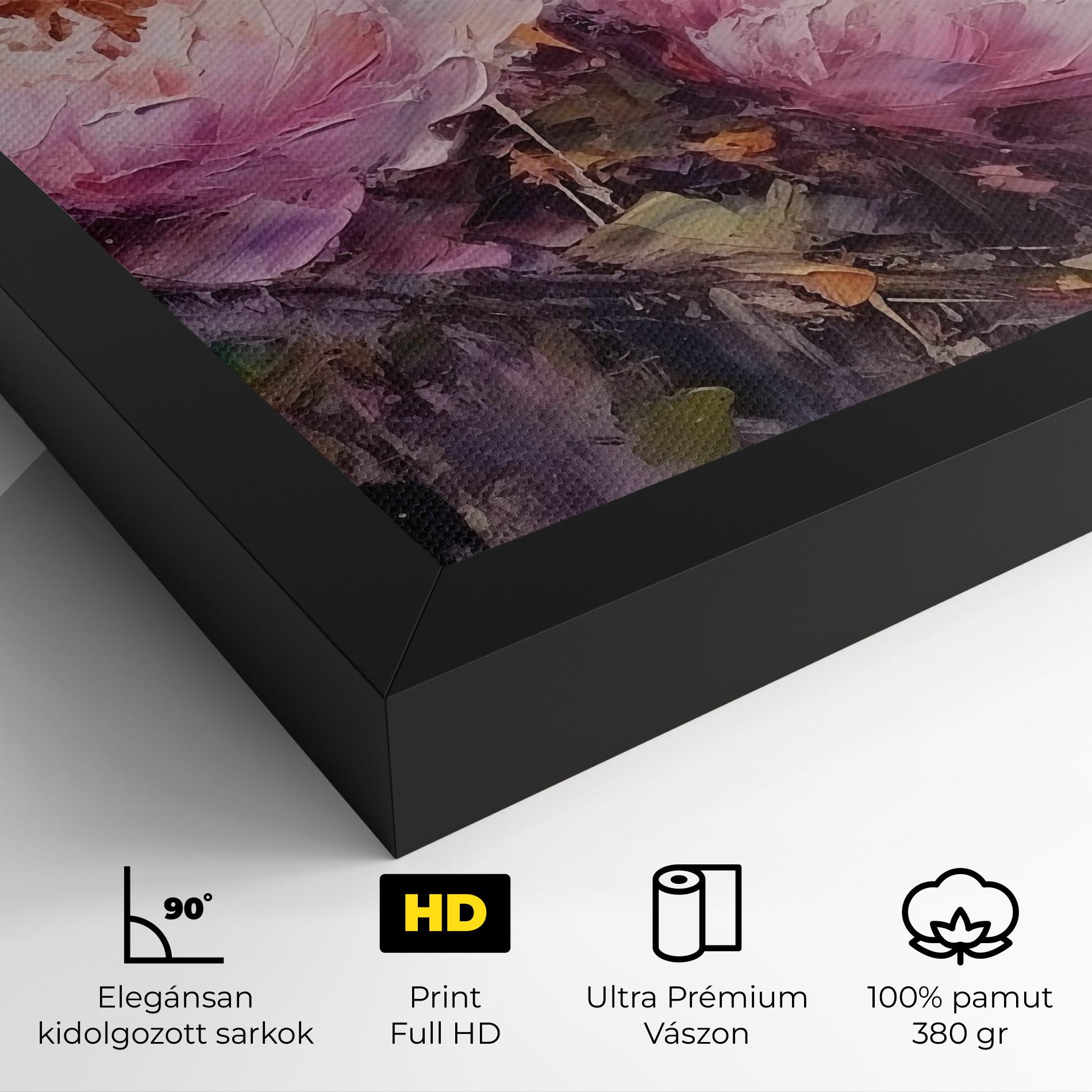 Vászonkép Peony Art mockup 4