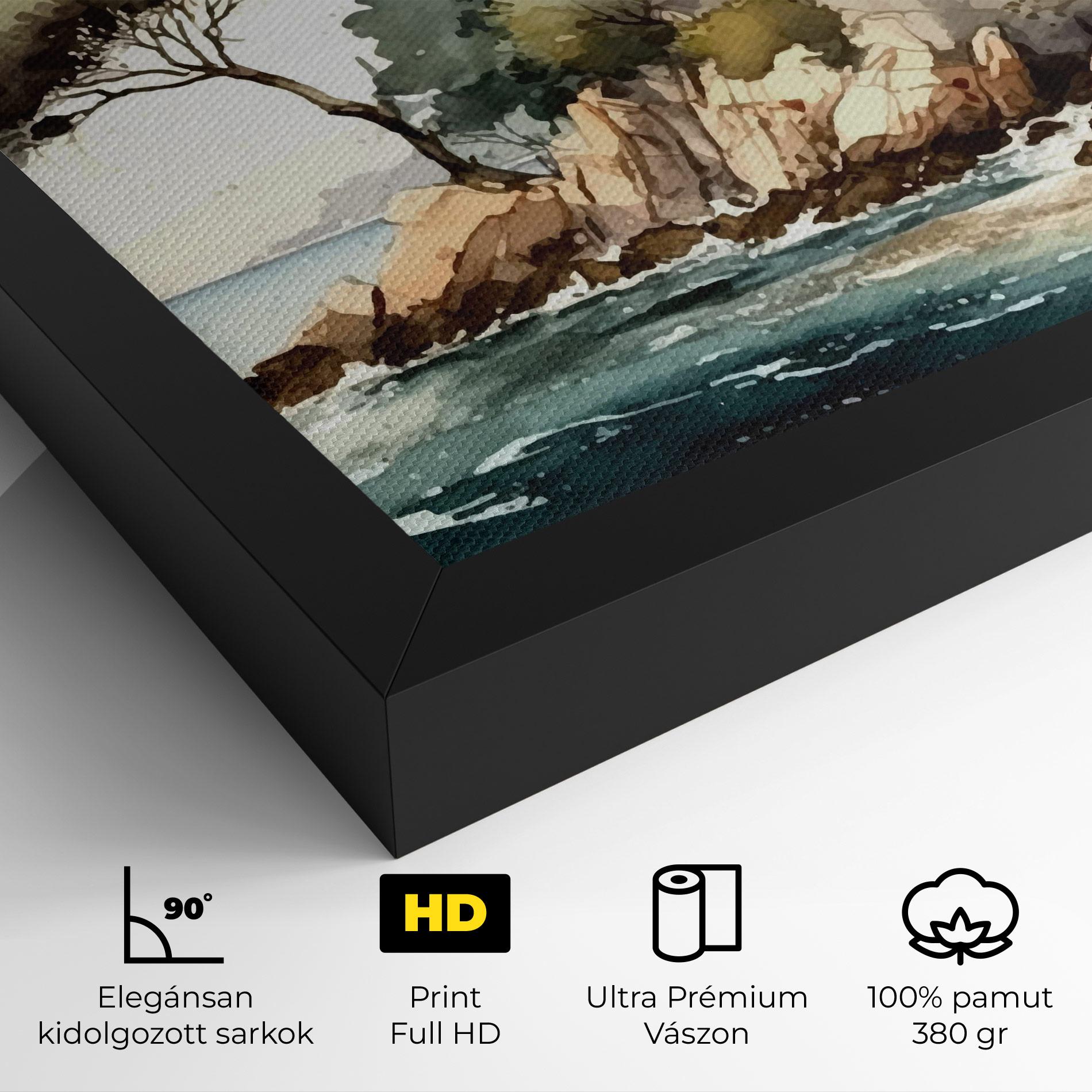 Vászonkép Stunning Painting mockup 4