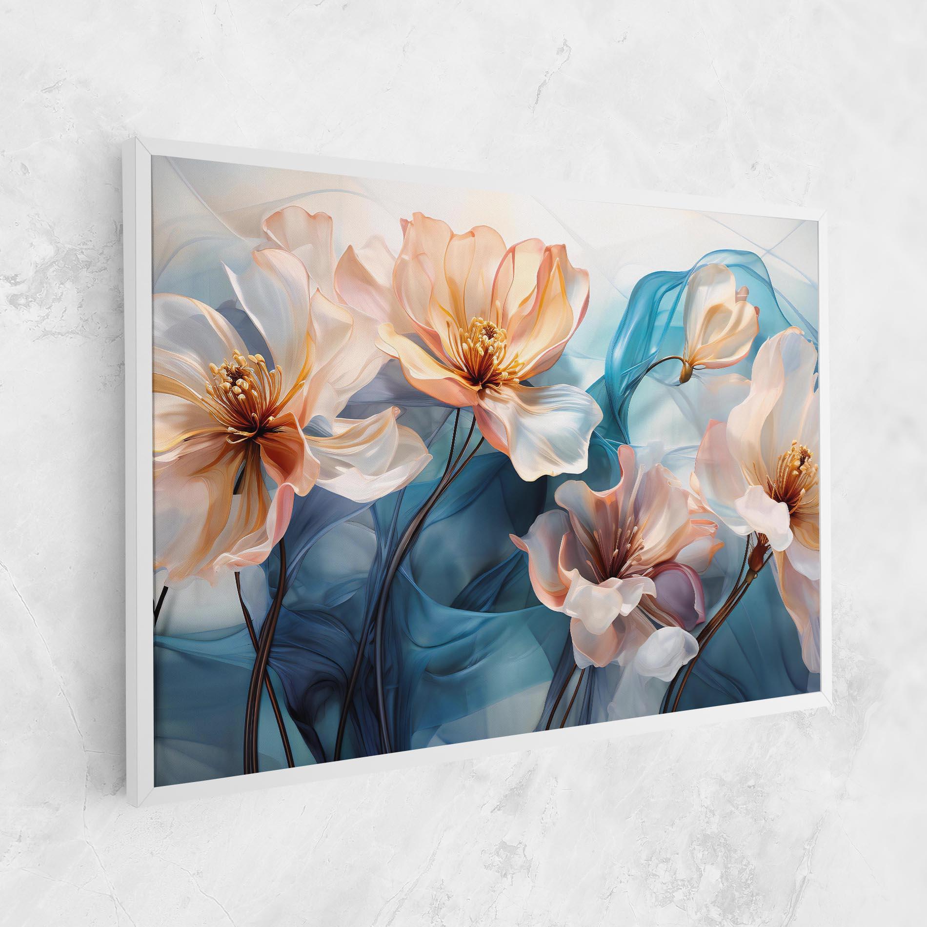 Vászonkép Pink Flowers Floating mockup 1