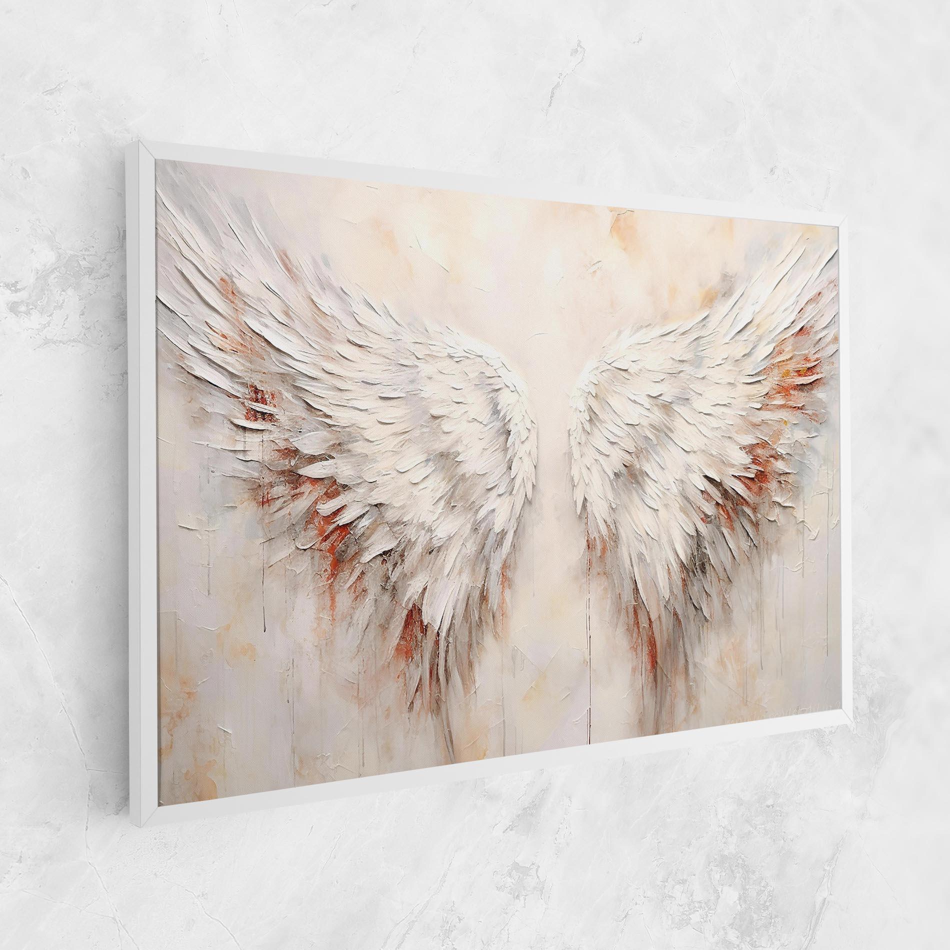 Vászonkép White Bloody Wings mockup 1