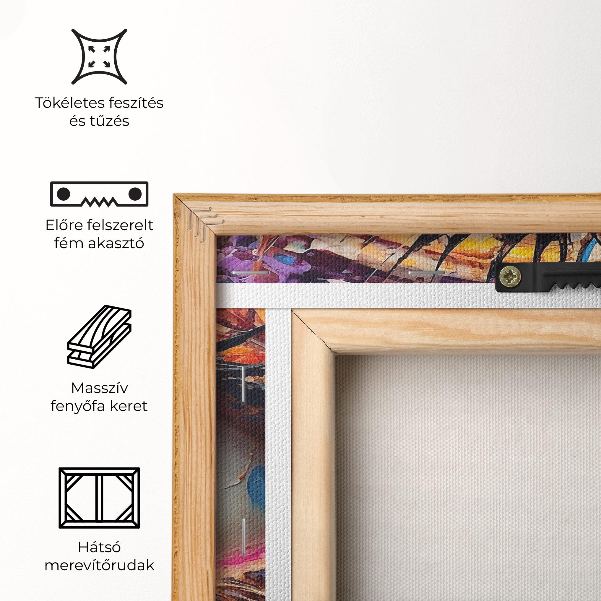 Vászonkép Blue Eyes Art mockup 5