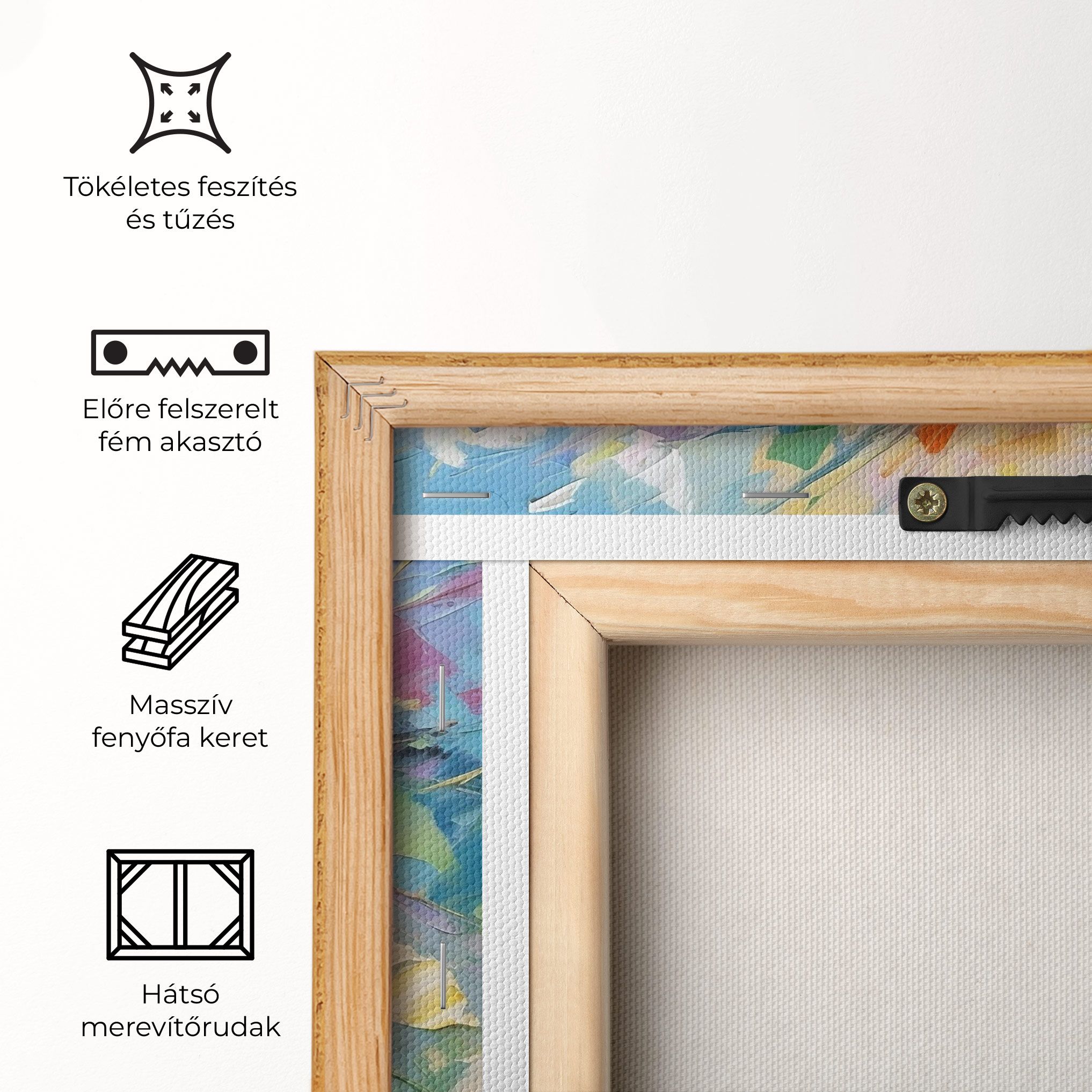 Colorfull Flowers Painting mockup 5