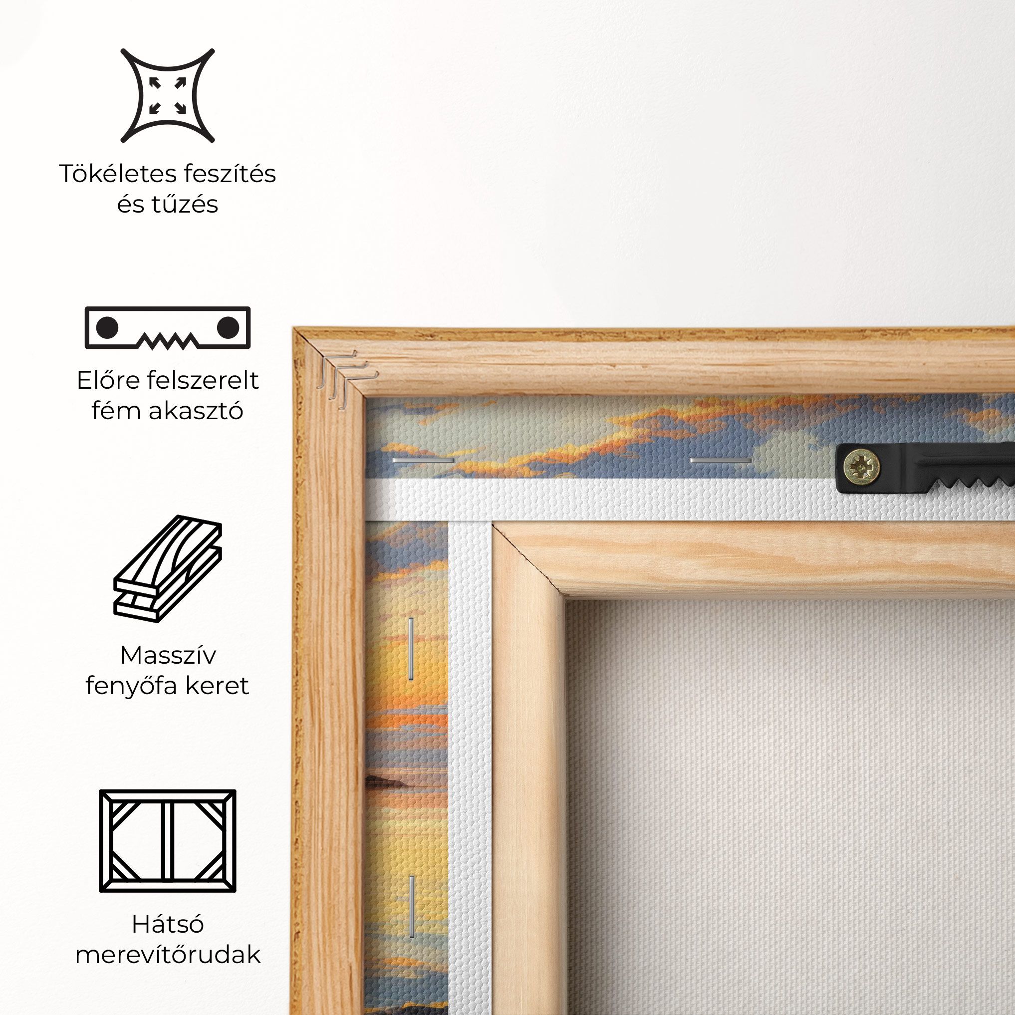 Sunset Sea Art mockup 5