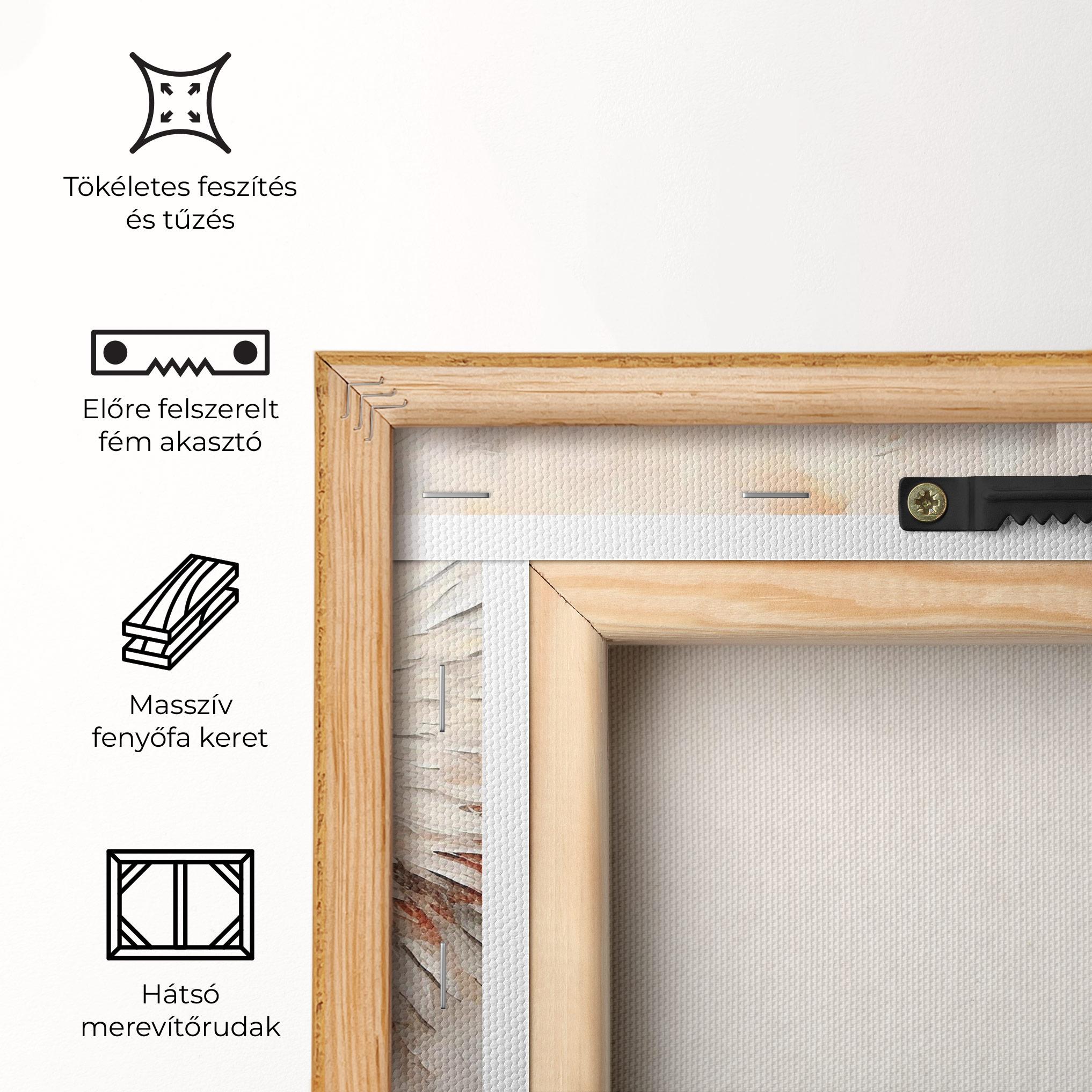 Vászonkép White Bloody Wings mockup 5