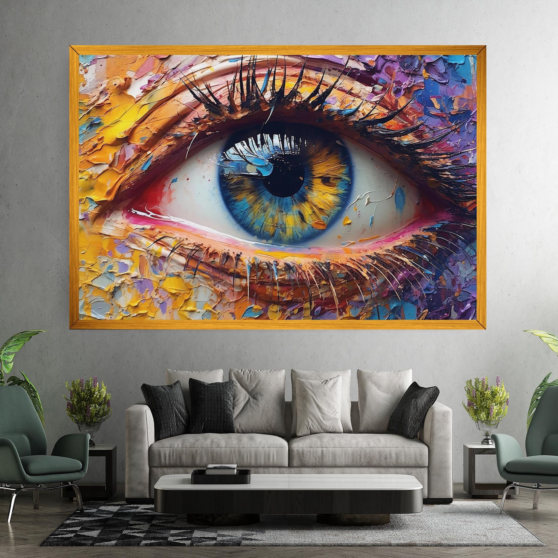 Blue Eyes Art mockup 7