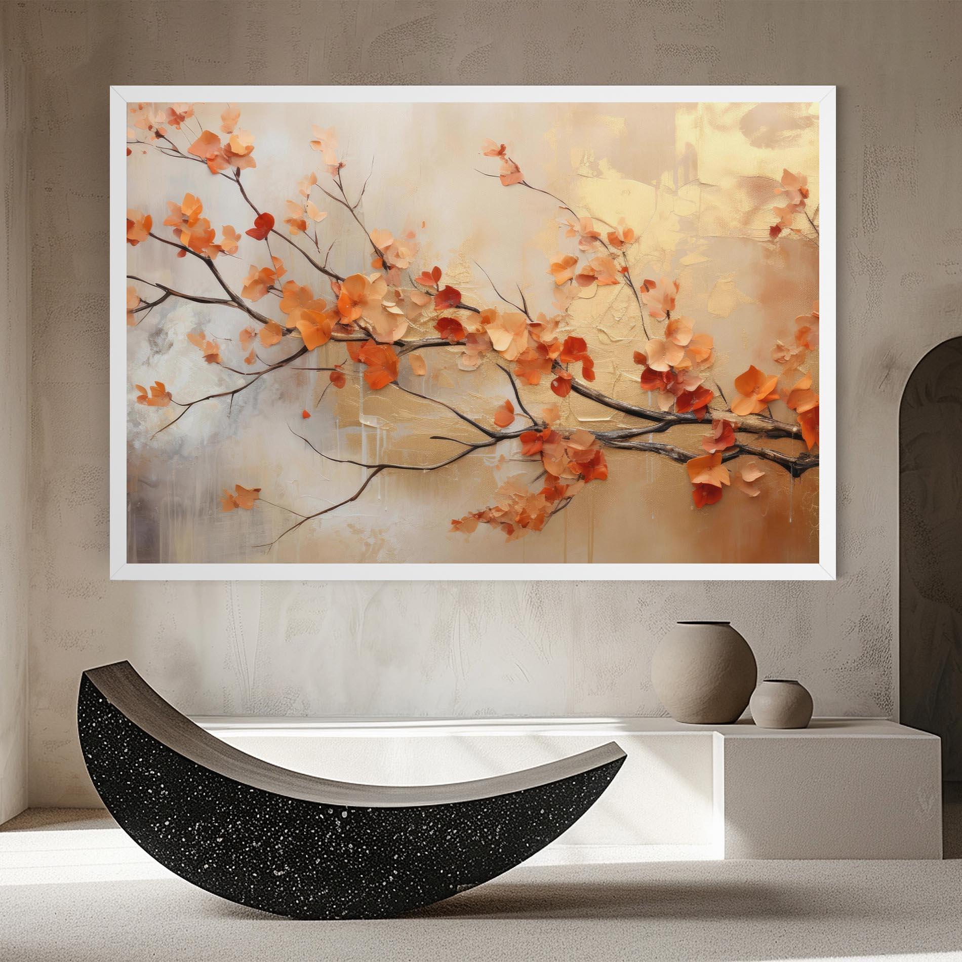 Vászonkép Autumn Nature Art mockup 8