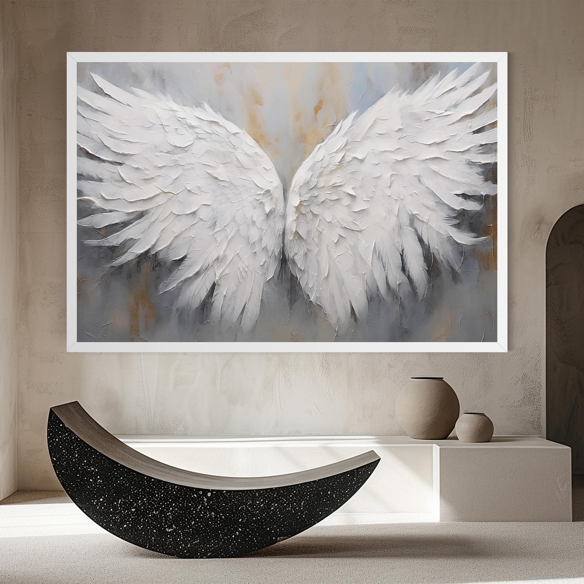 Vászonkép Pretty Angel Wings mockup 8