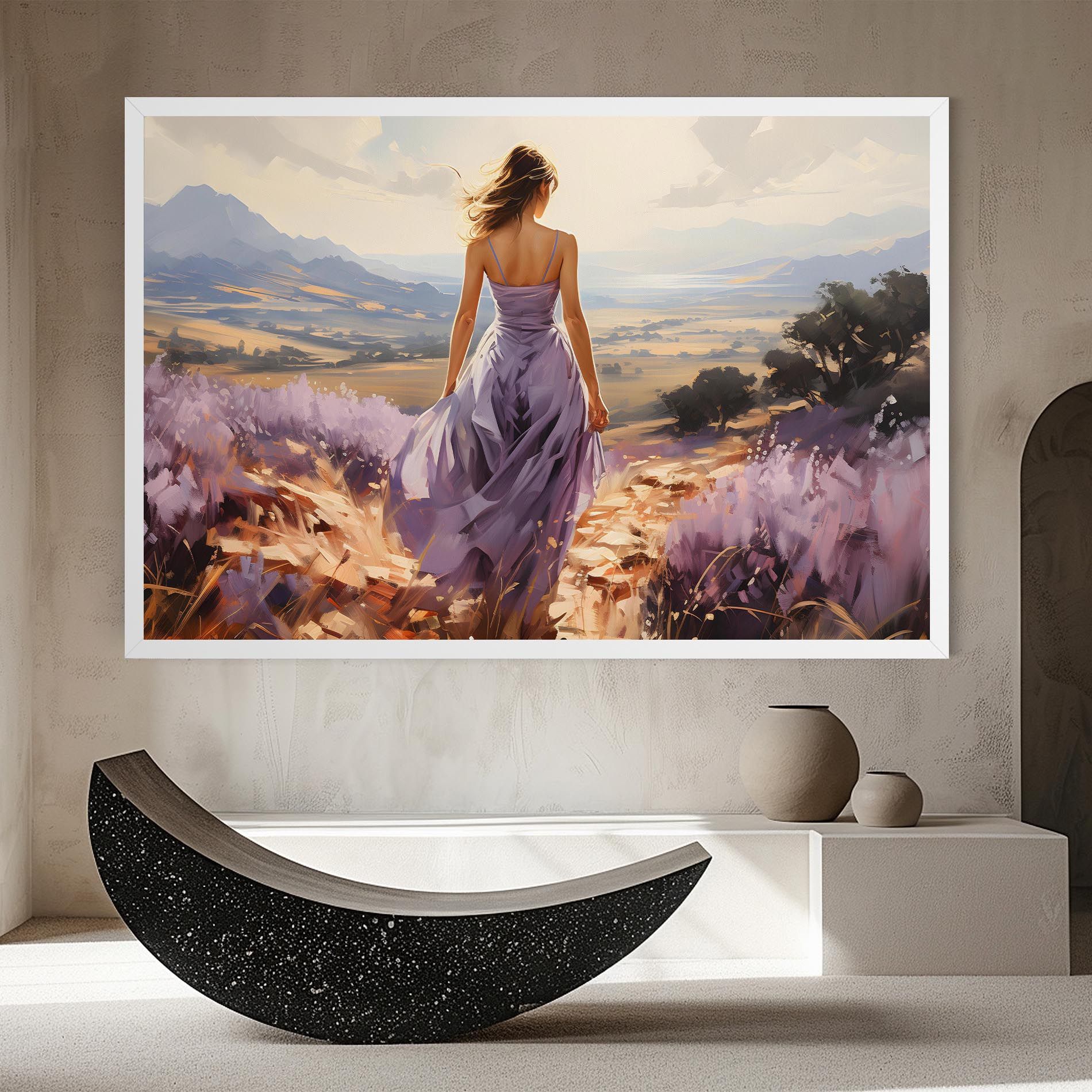 Purple Dress Woman mockup 8