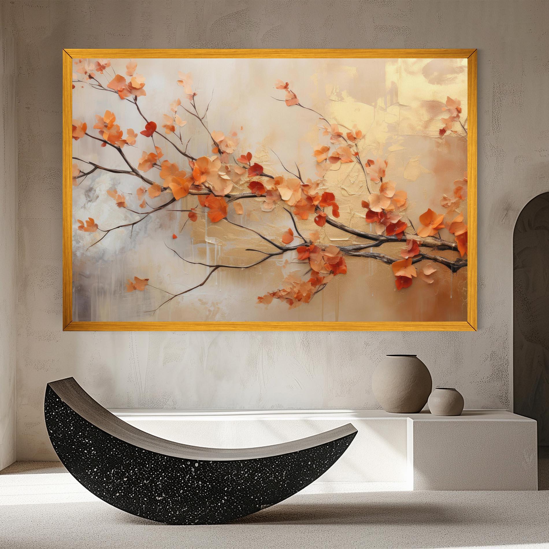 Vászonkép Autumn Nature Art mockup 8