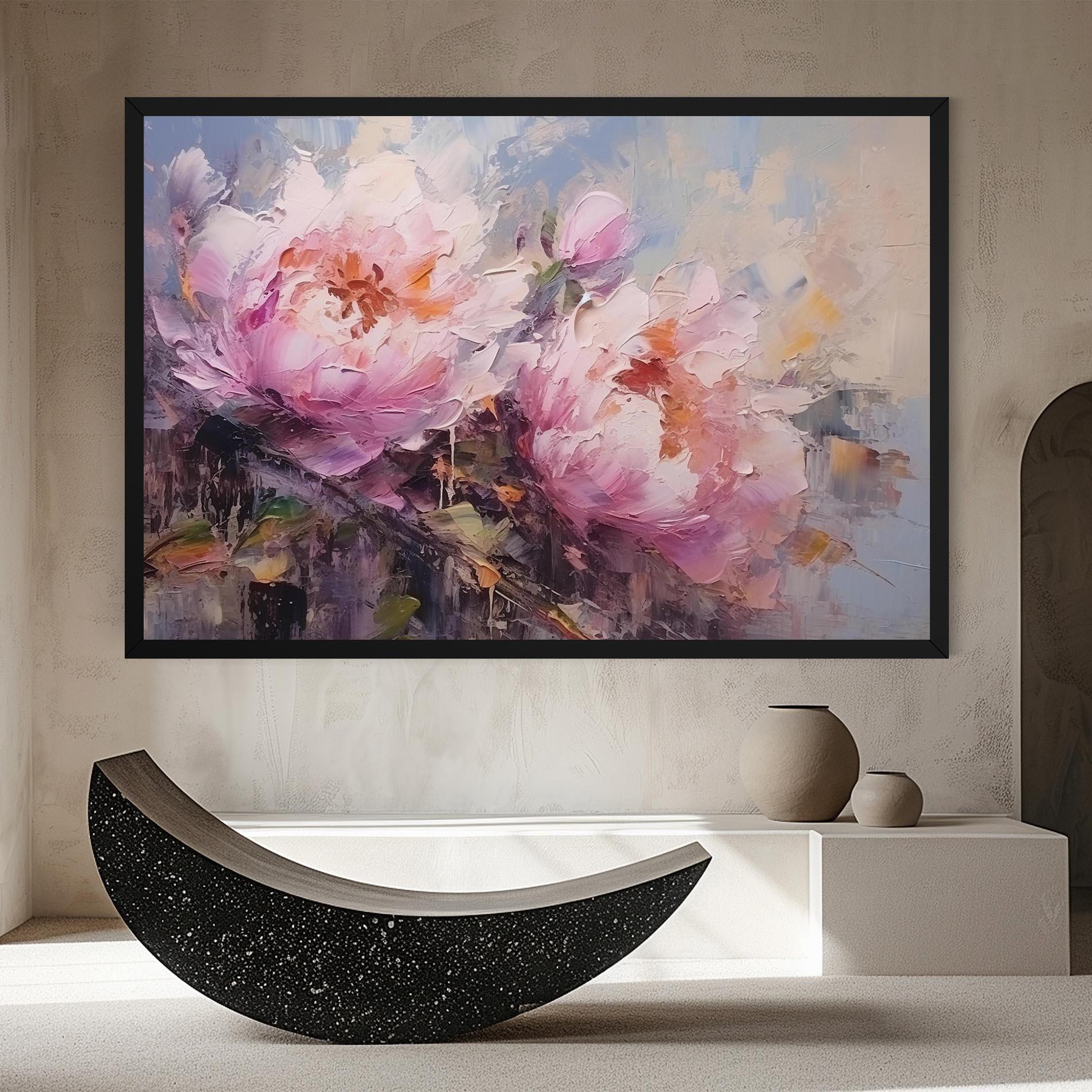 Vászonkép Peony Art mockup 8