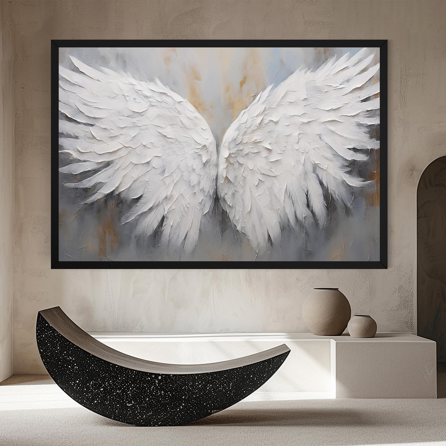 Vászonkép Pretty Angel Wings mockup 8