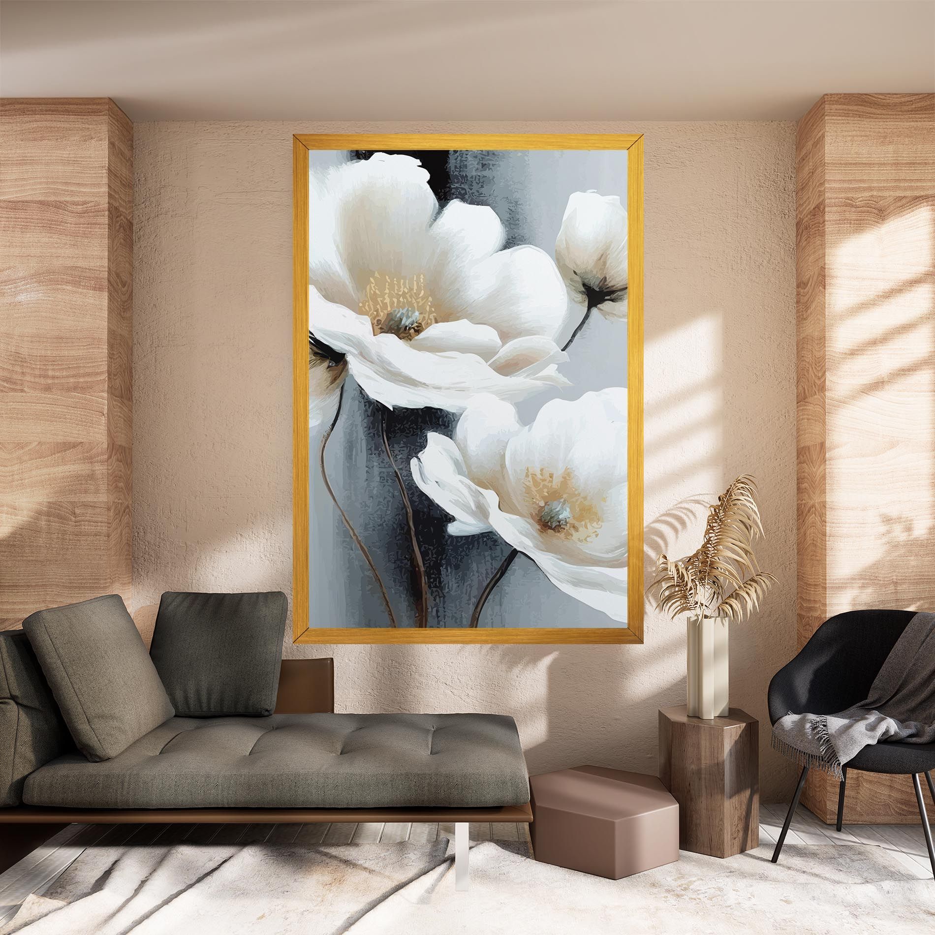 Paint Texture Flower mockup 8