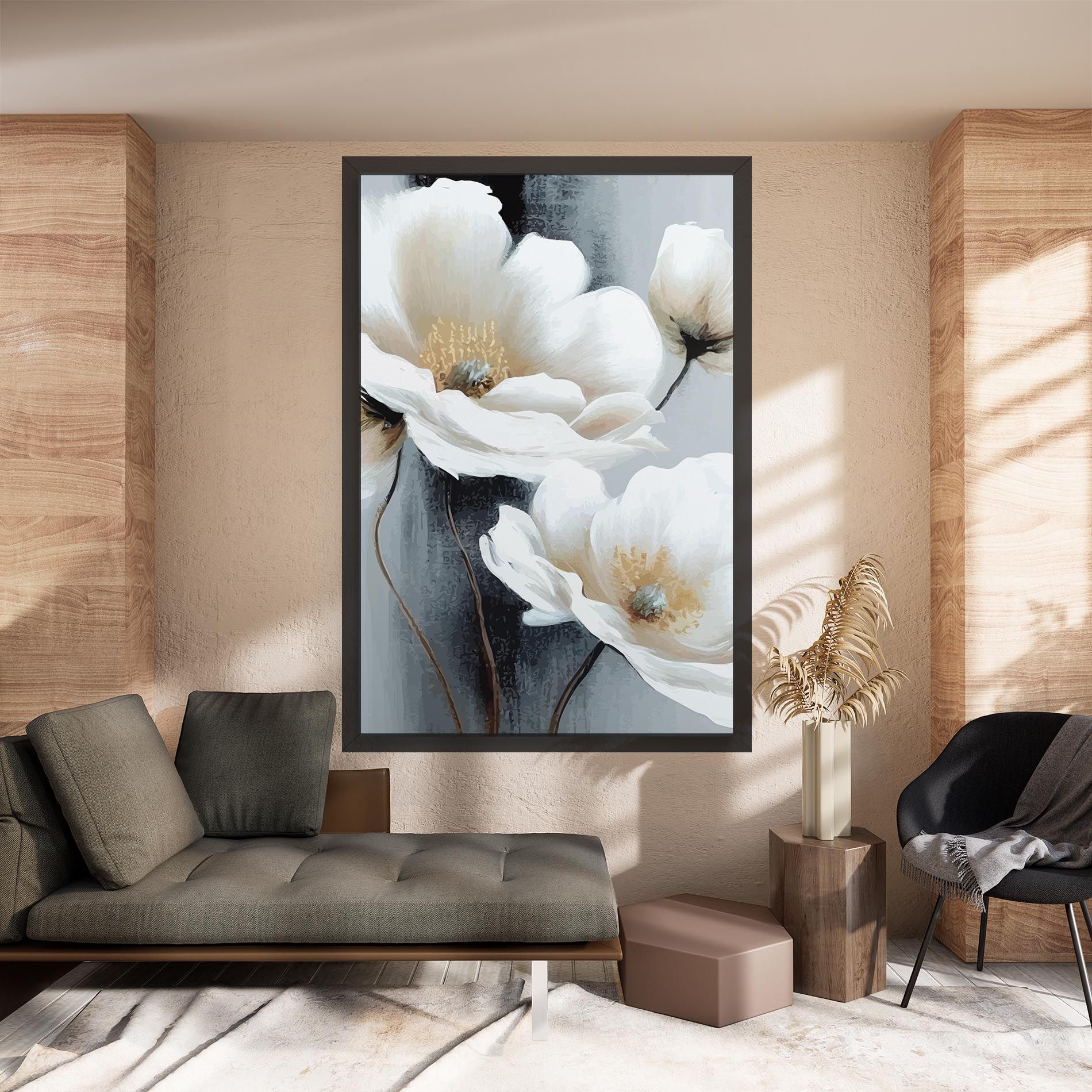 Paint Texture Flower mockup 8