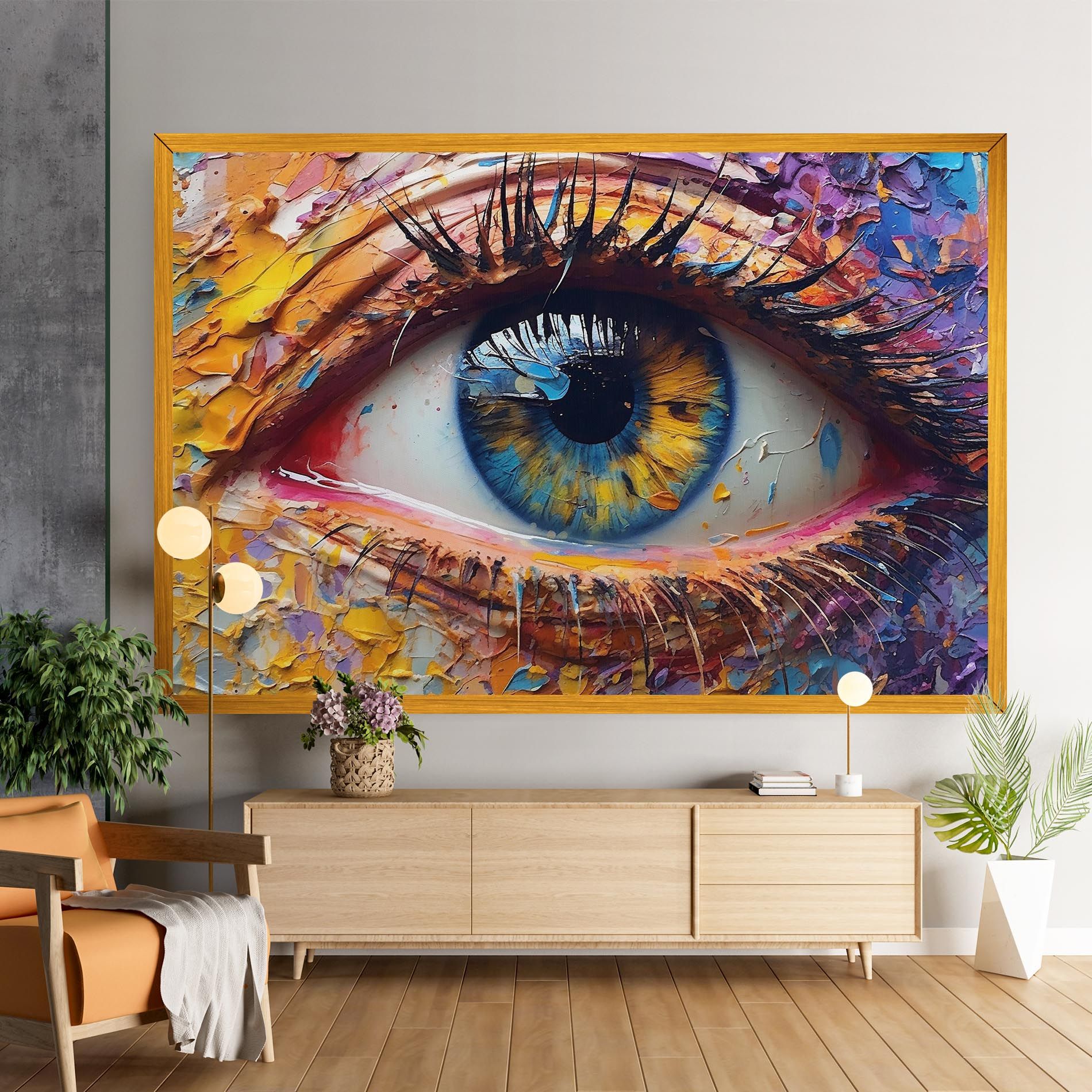 Blue Eyes Art mockup 9