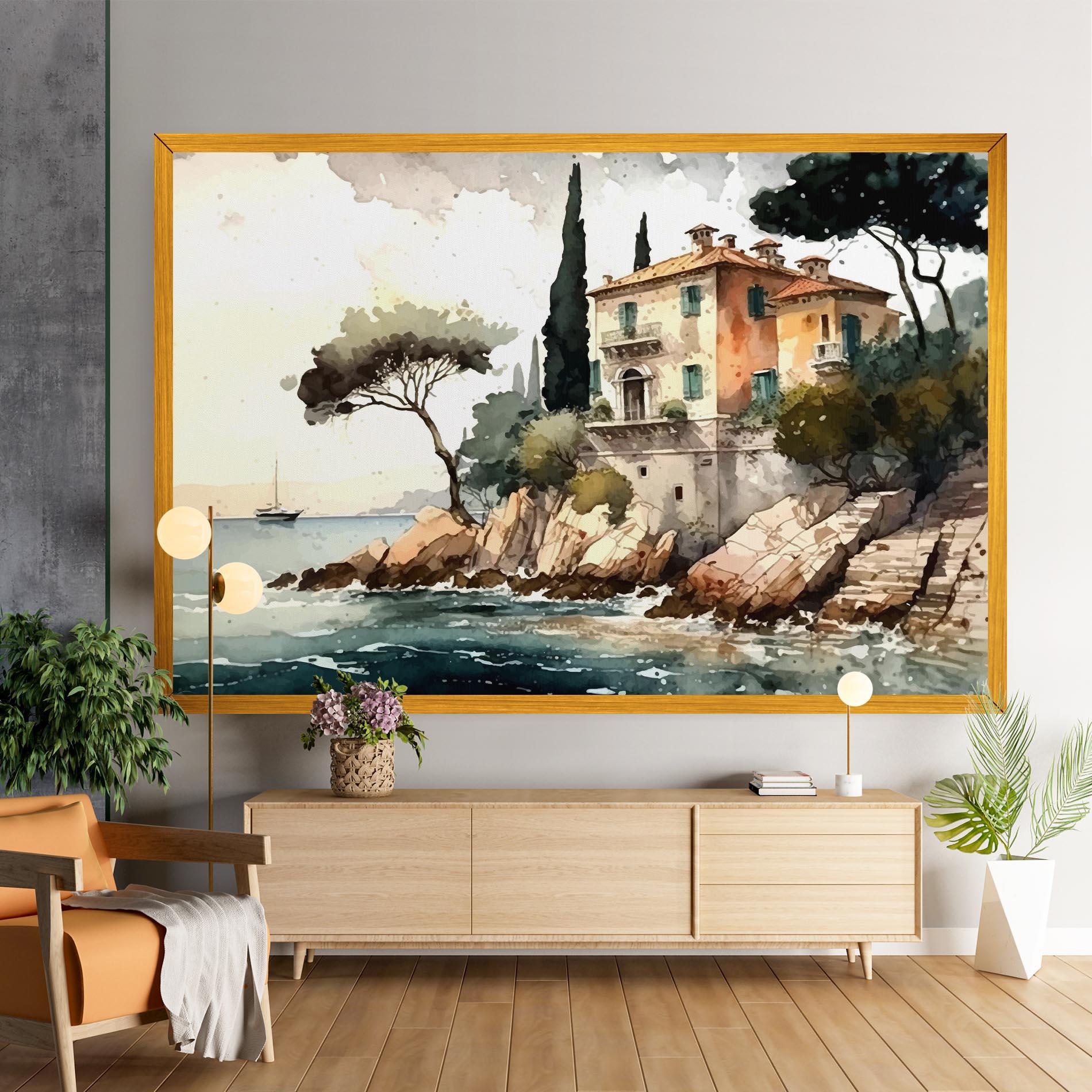 Vászonkép Stunning Painting mockup 9