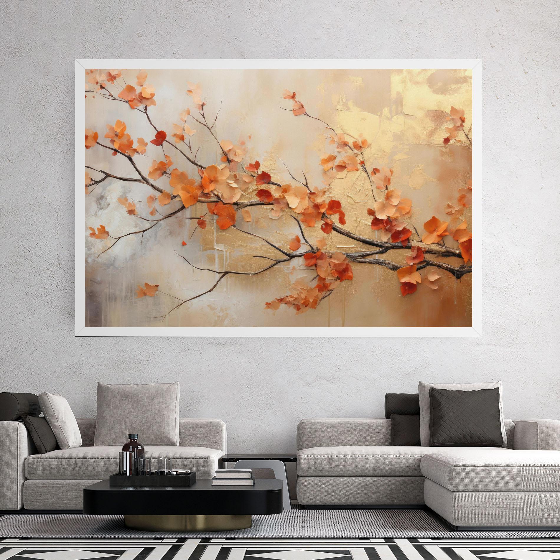 Vászonkép Autumn Nature Art mockup 2
