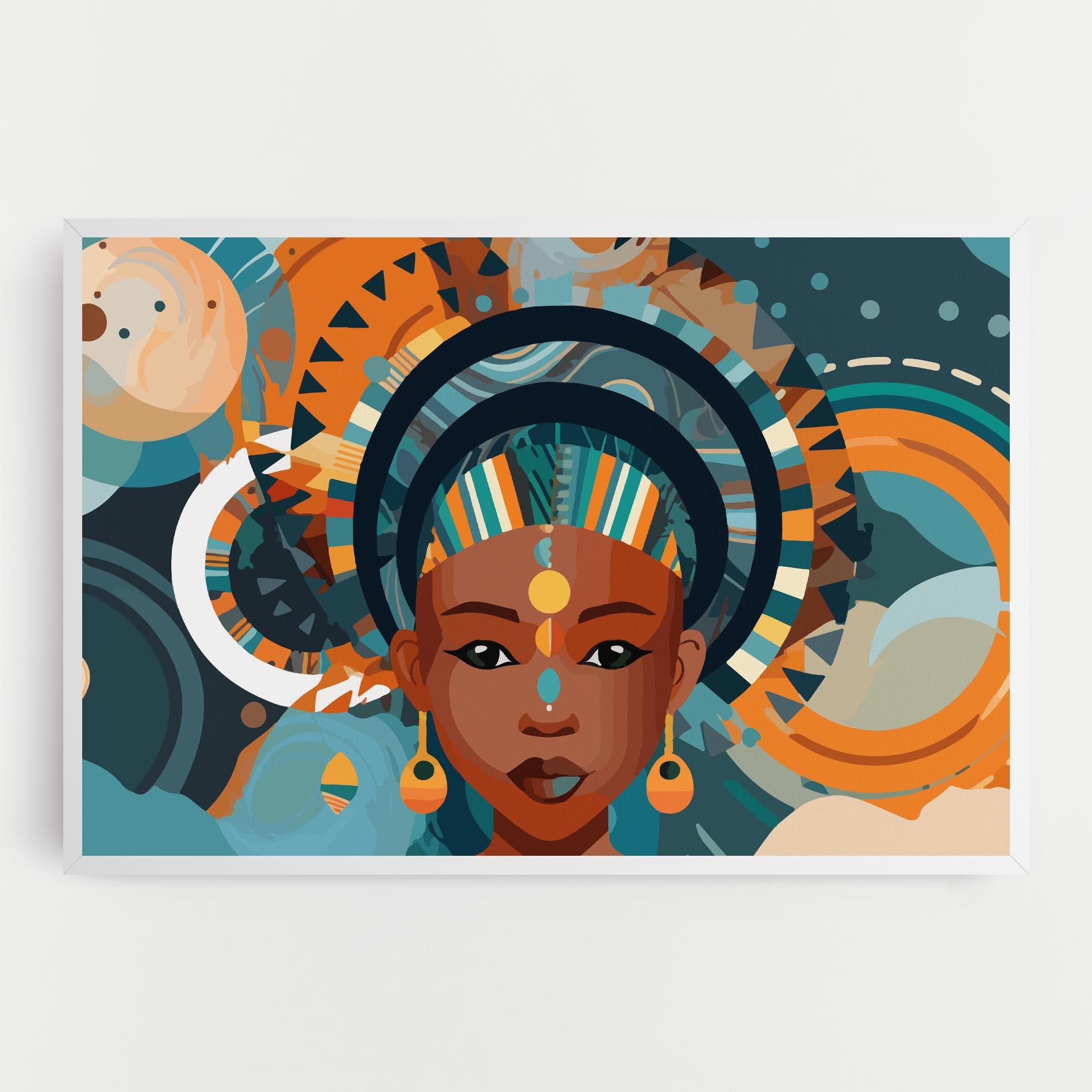Vászonkép African Colorful Child mockup 0