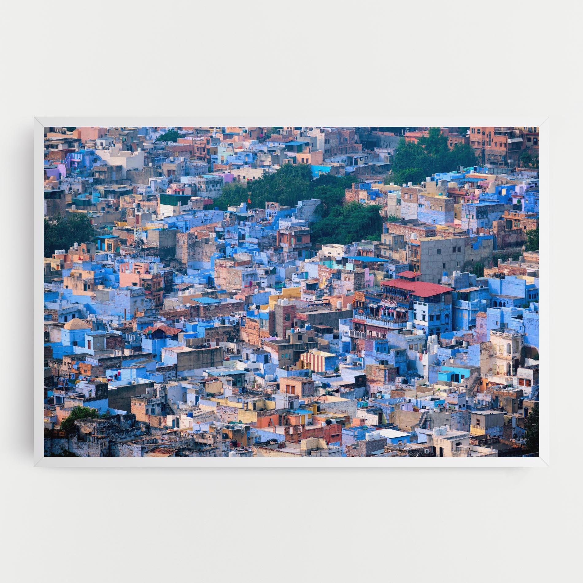 Vászonkép Blue City India mockup 0