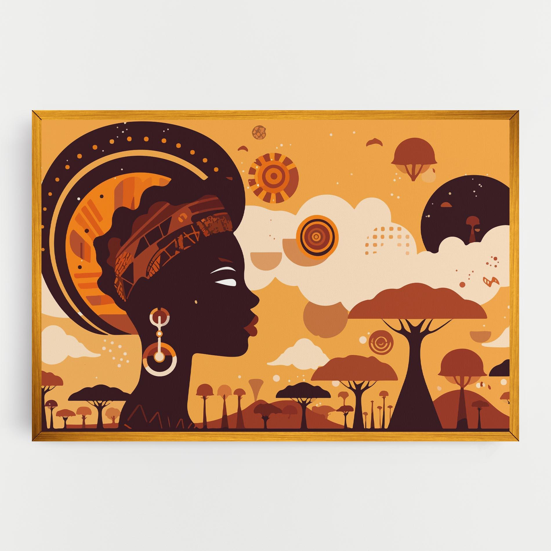 Vászonkép African Art mockup 0