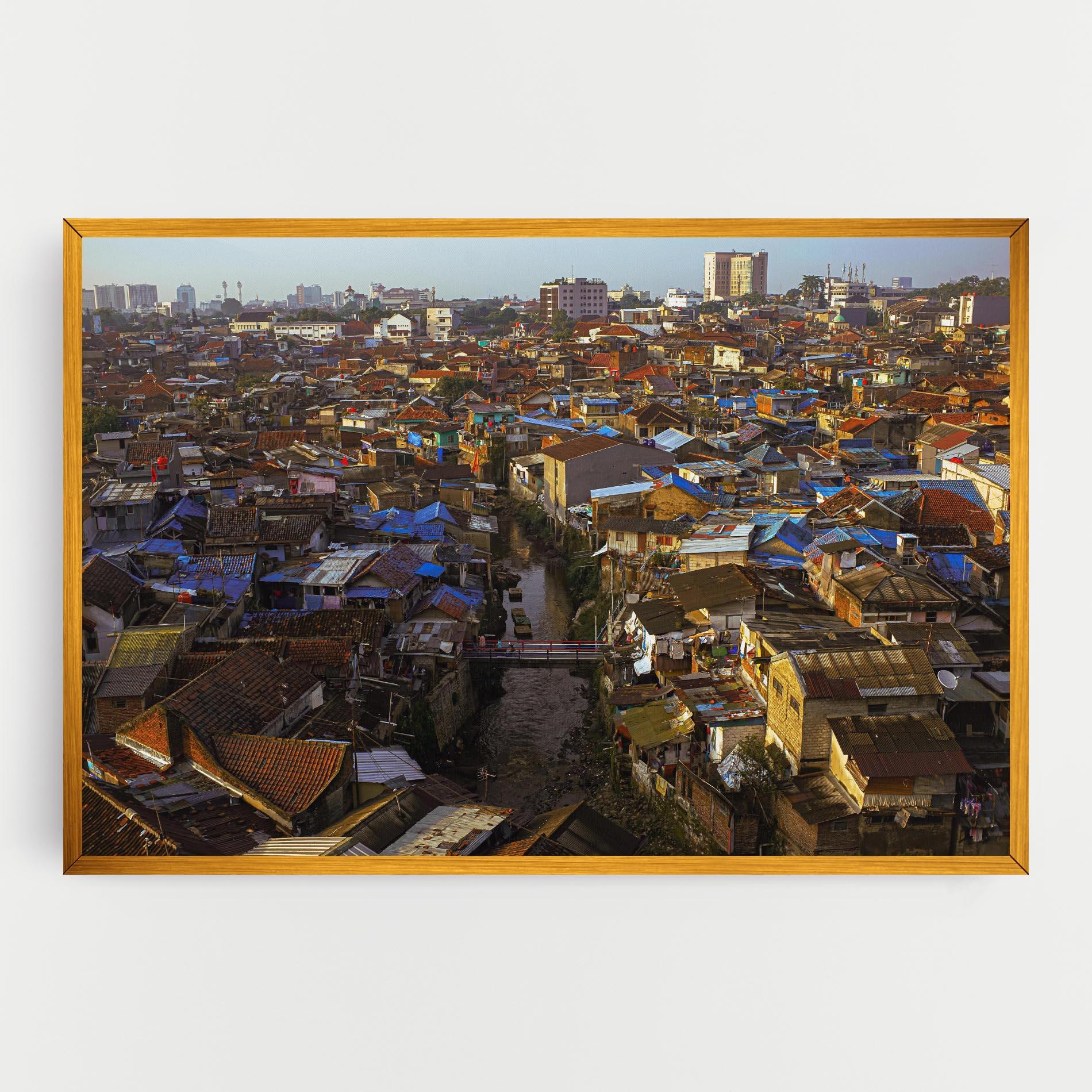 Vászonkép Bandung Golden Hour mockup 0