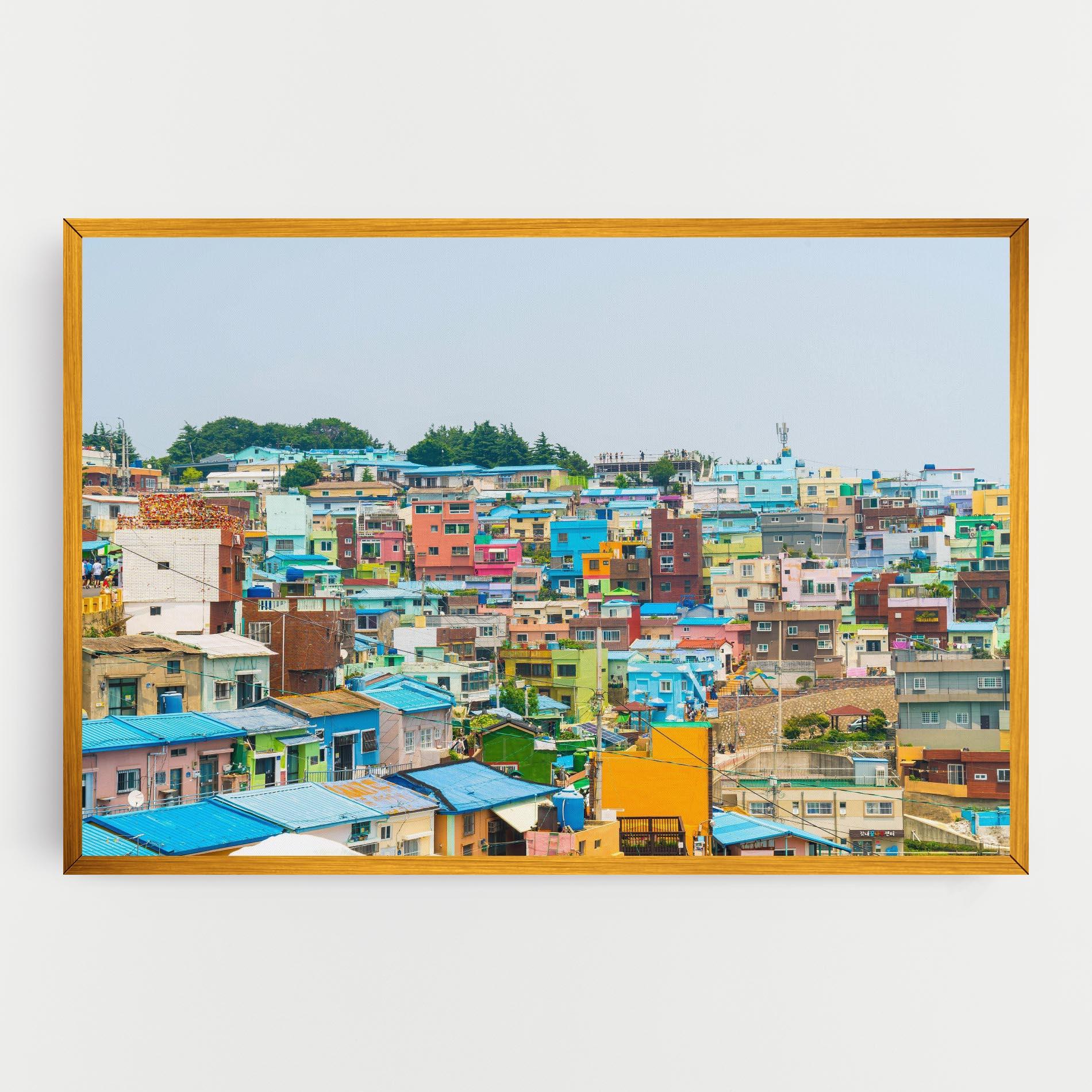 Vászonkép Gamcheon Culture mockup 0