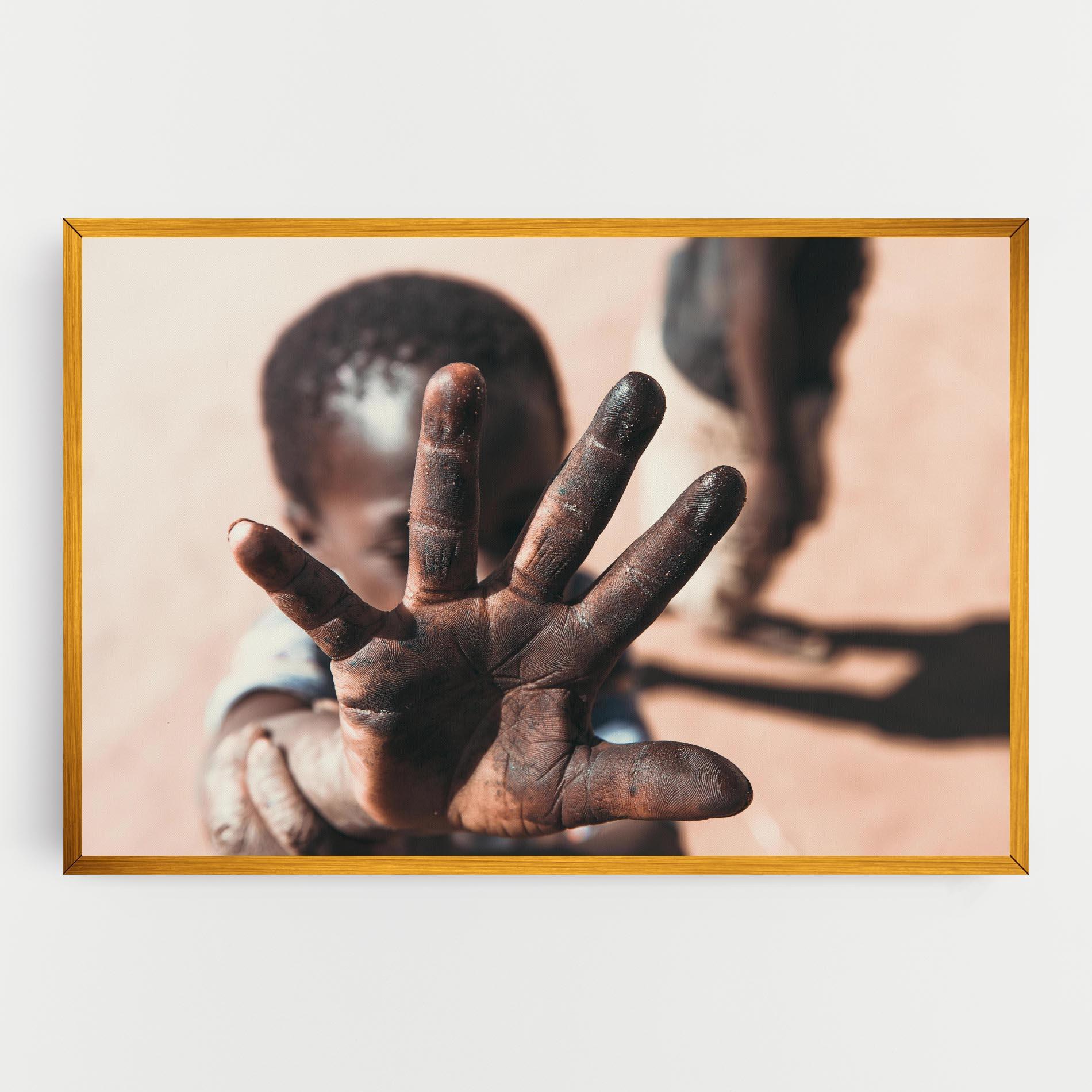 Vászonkép Little Dirty Hand mockup 0