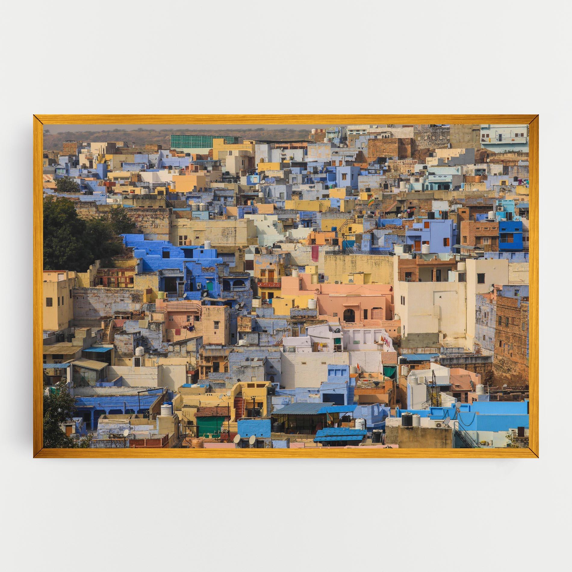 Vászonkép Rajasthan View India mockup 0
