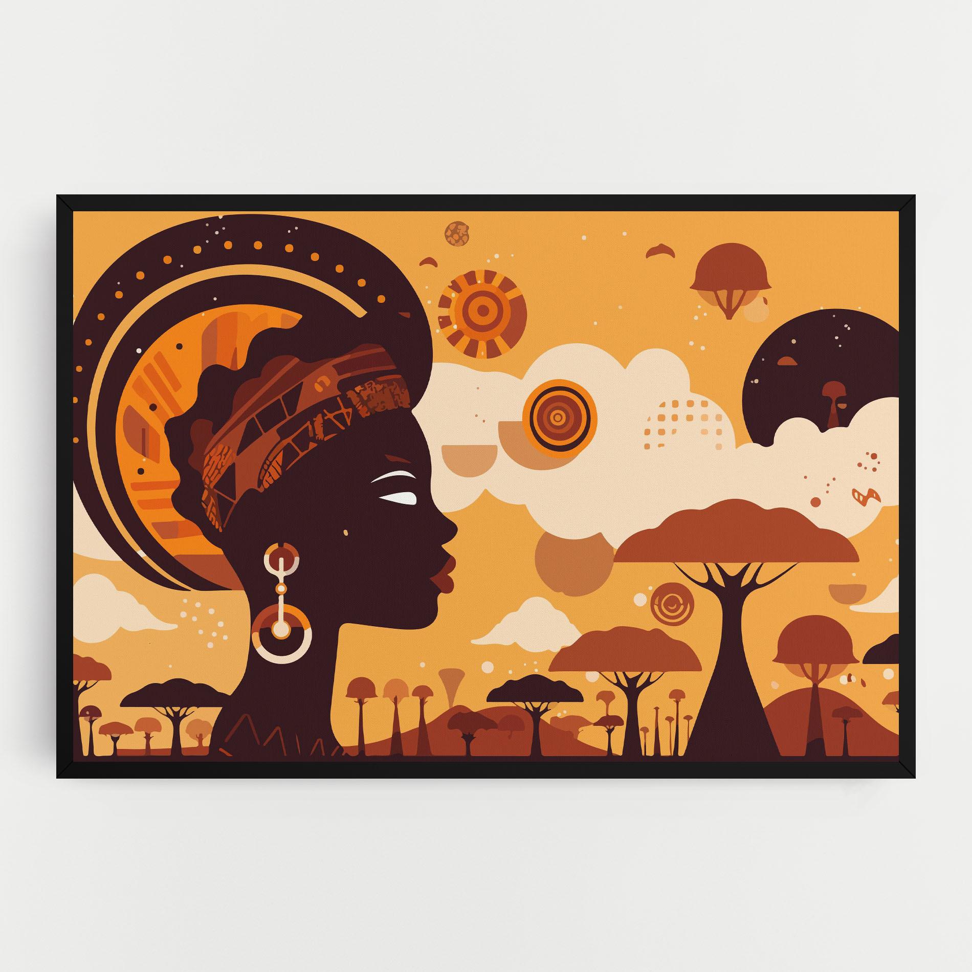Vászonkép African Art mockup 0
