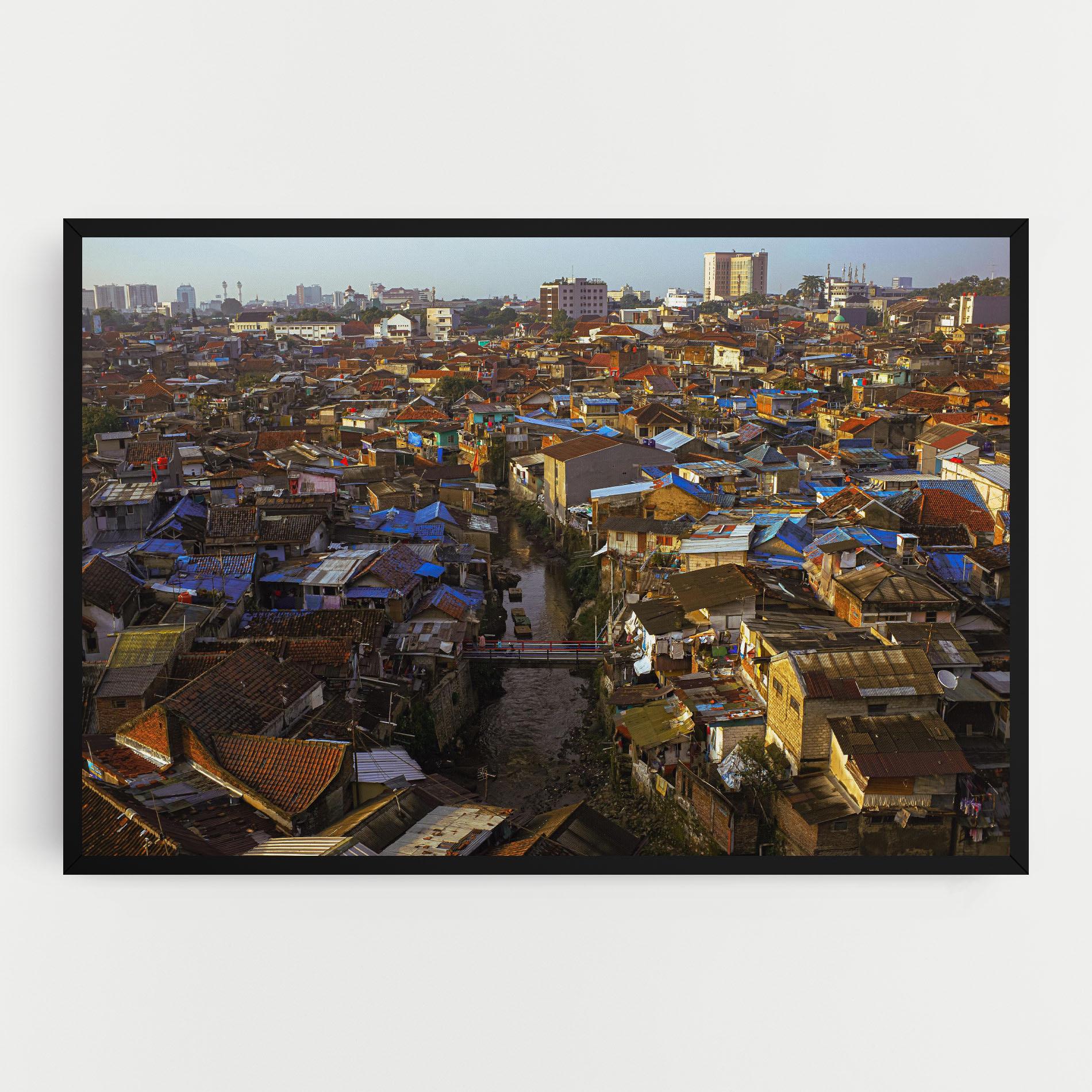 Vászonkép Bandung Golden Hour mockup 0