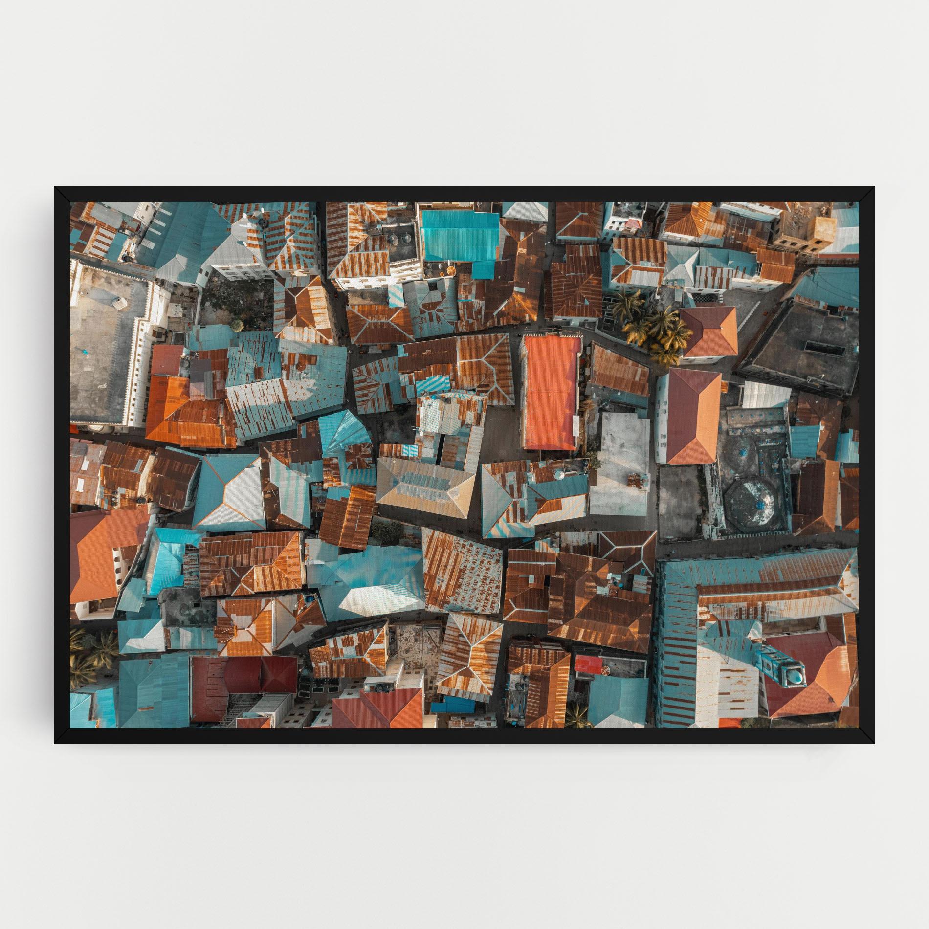 Vászonkép Island Tanzania mockup 0