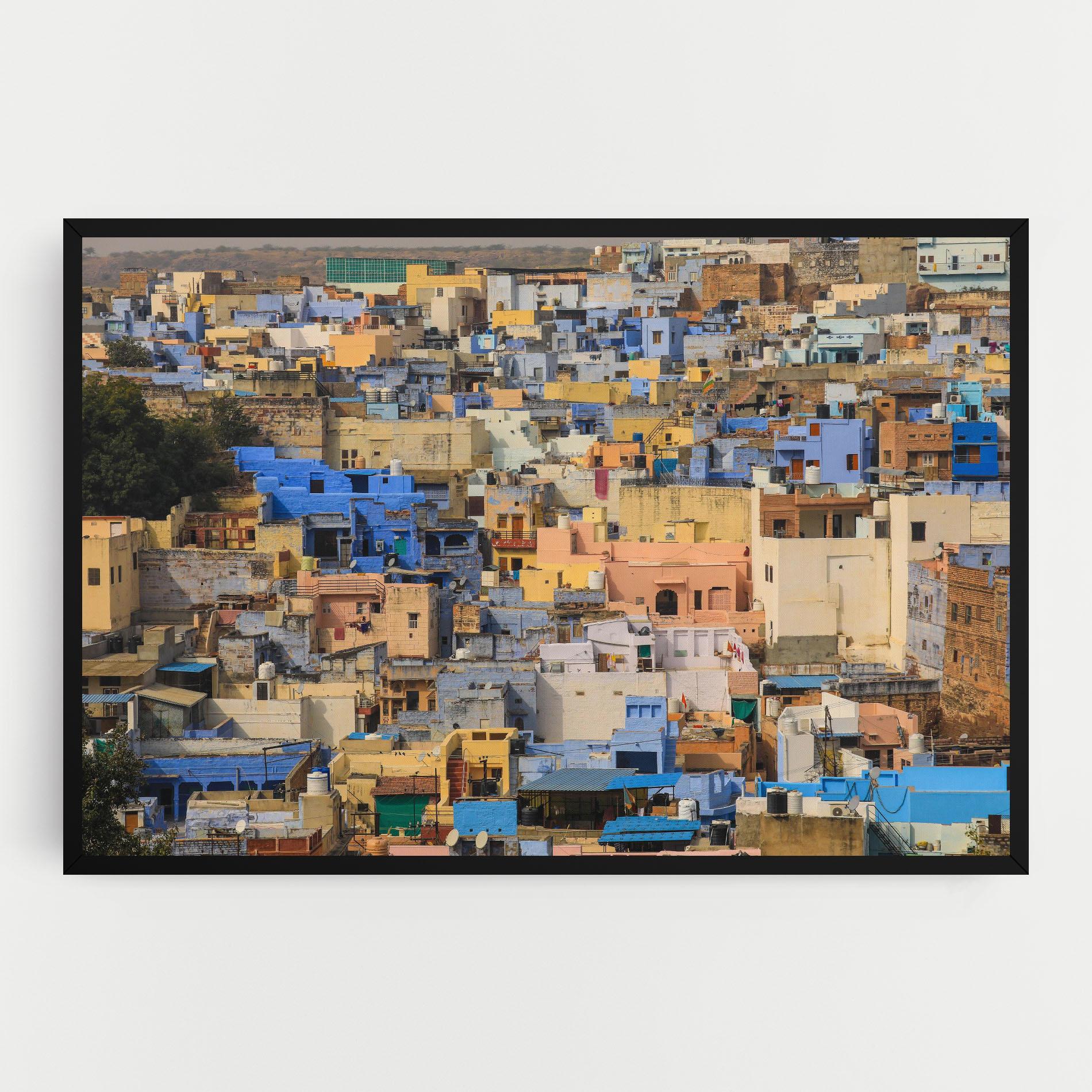 Vászonkép Rajasthan View India mockup 0