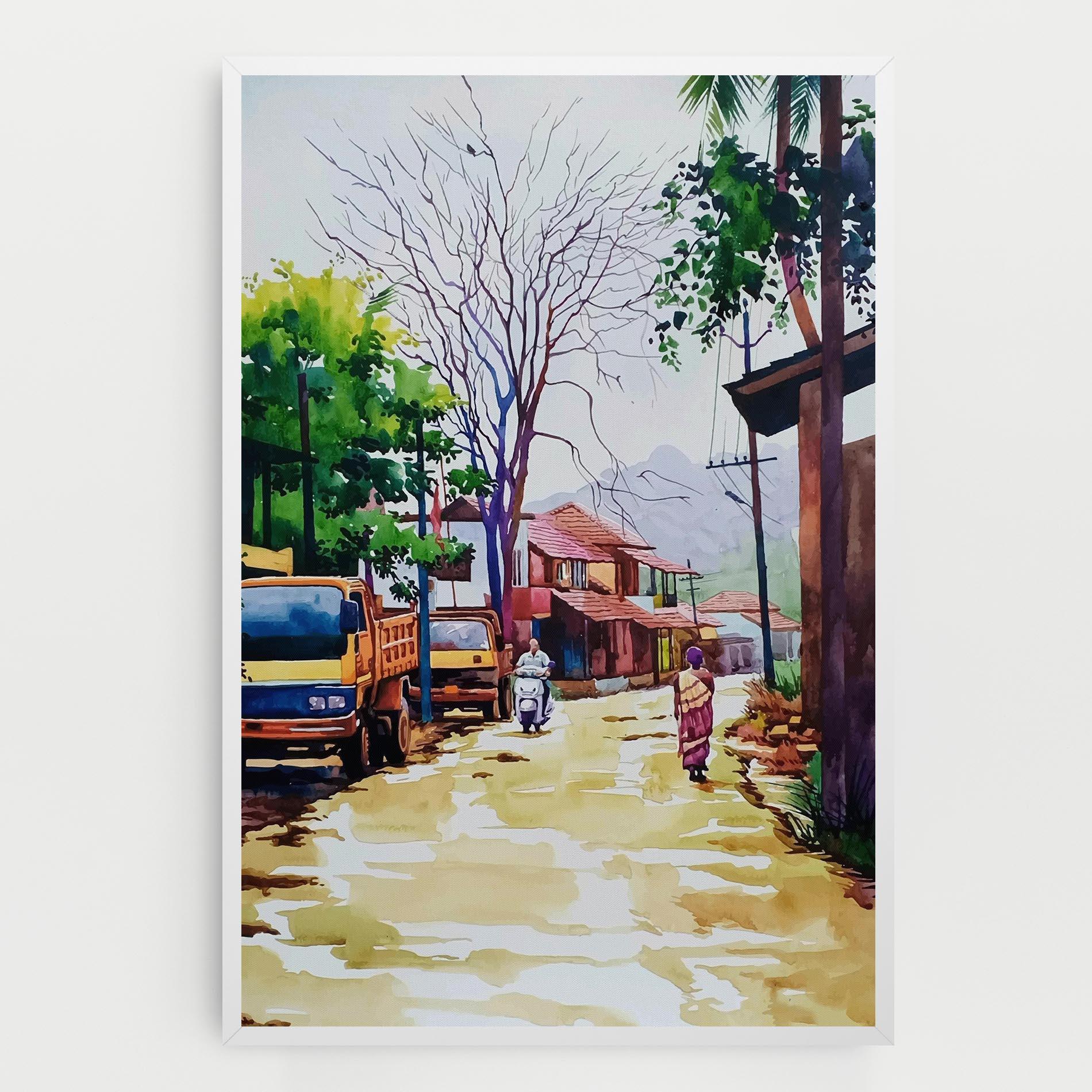 Vászonkép African City mockup 0