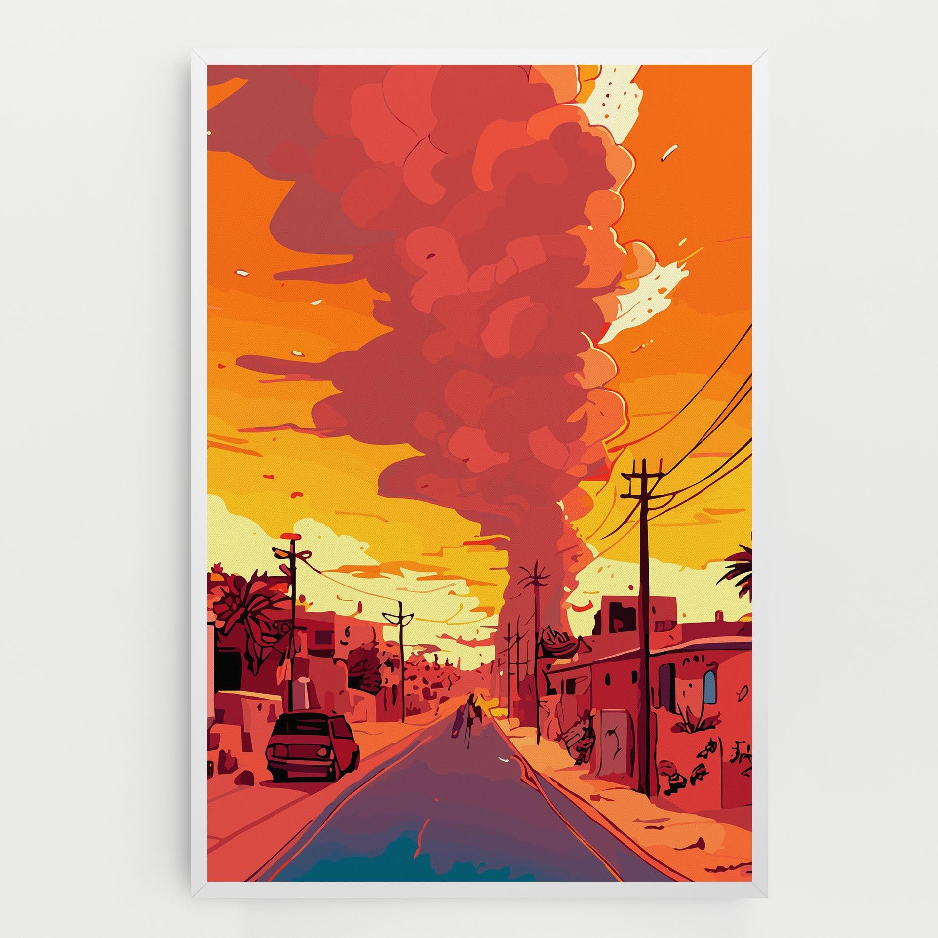 Vászonkép African Smoke mockup 0